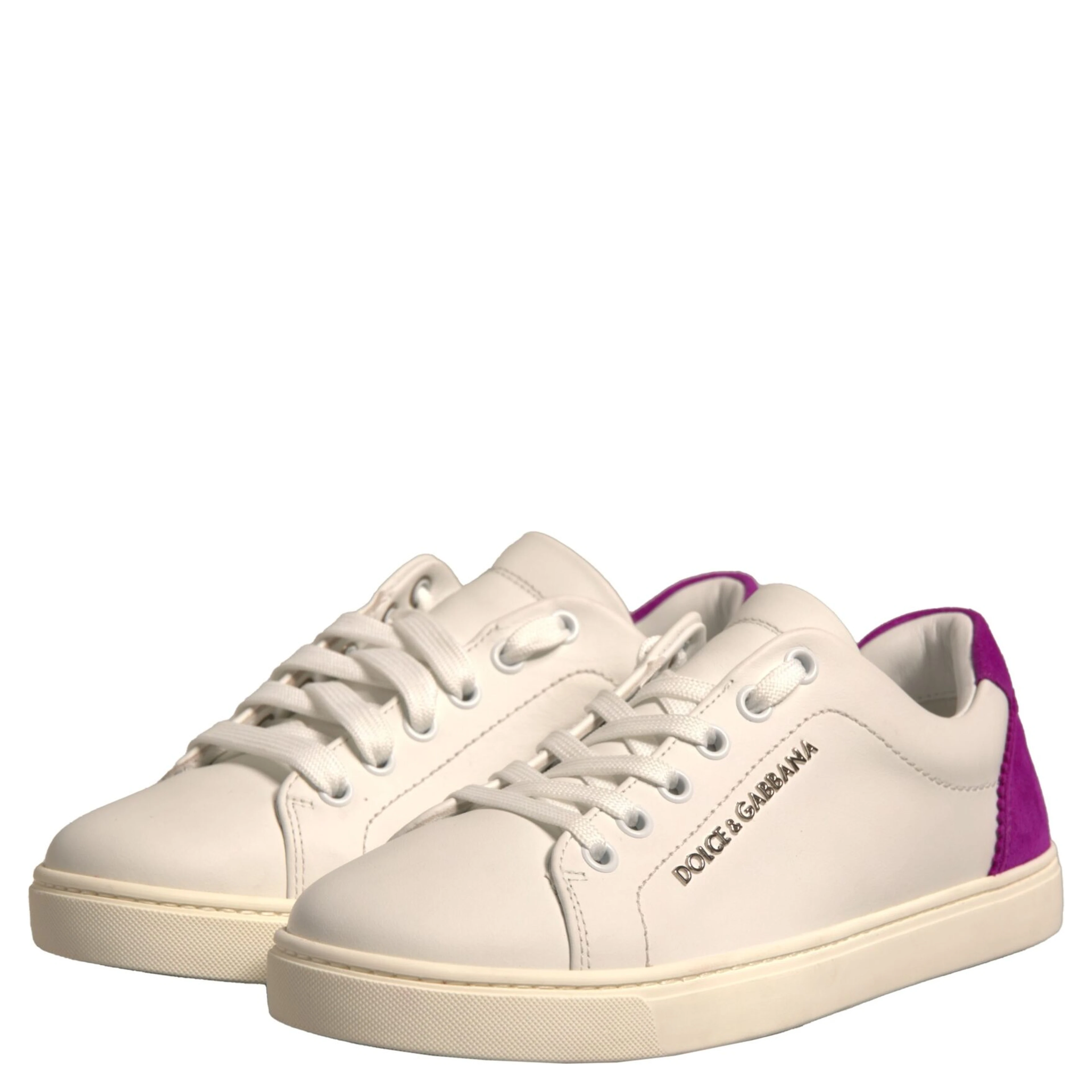 White Suede Leather Low Top Sneakers Shoes