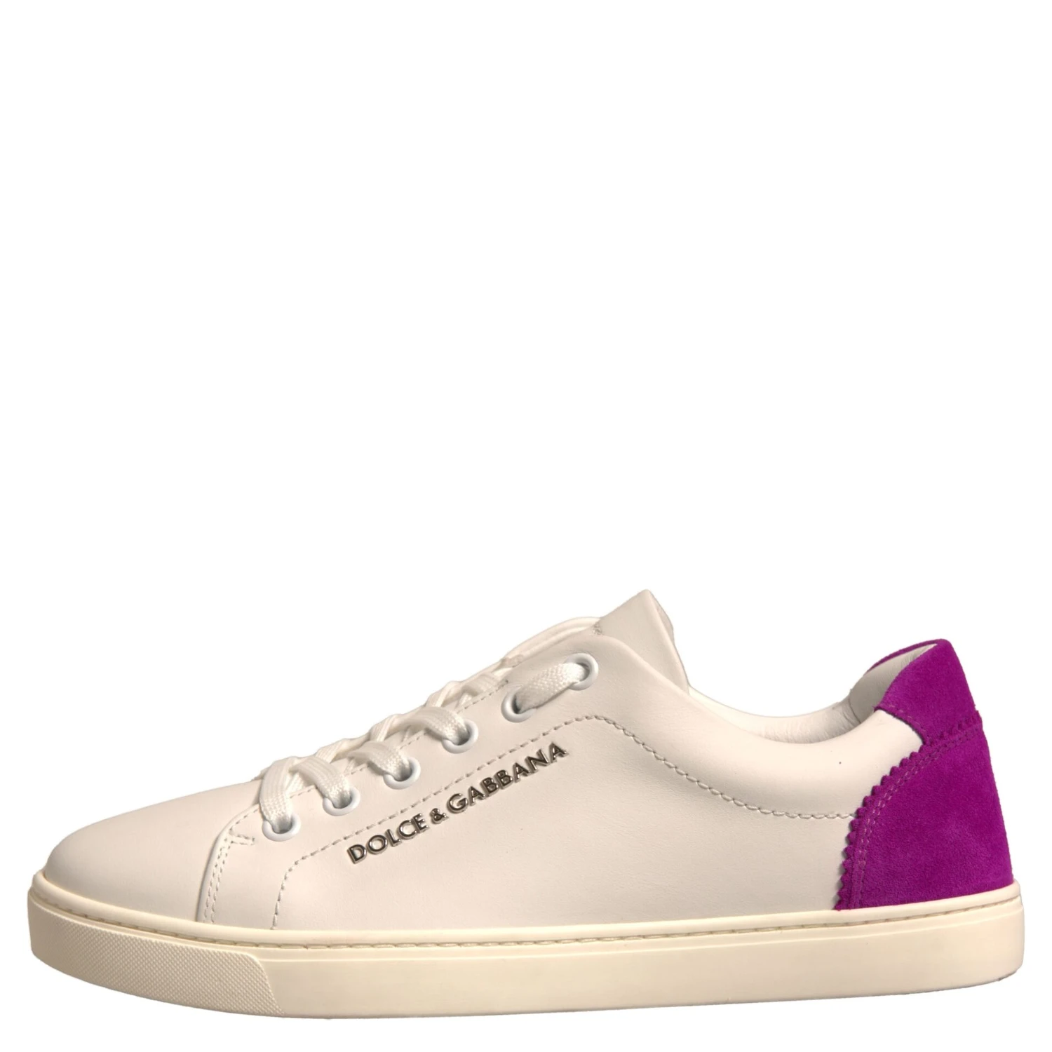 White Suede Leather Low Top Sneakers Shoes