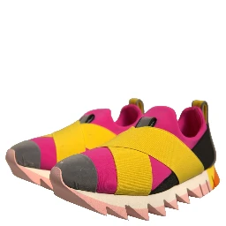 Multicolor Neoprene Elastic Ibiza Sneakers Shoes