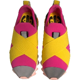 Multicolor Neoprene Elastic Ibiza Sneakers Shoes