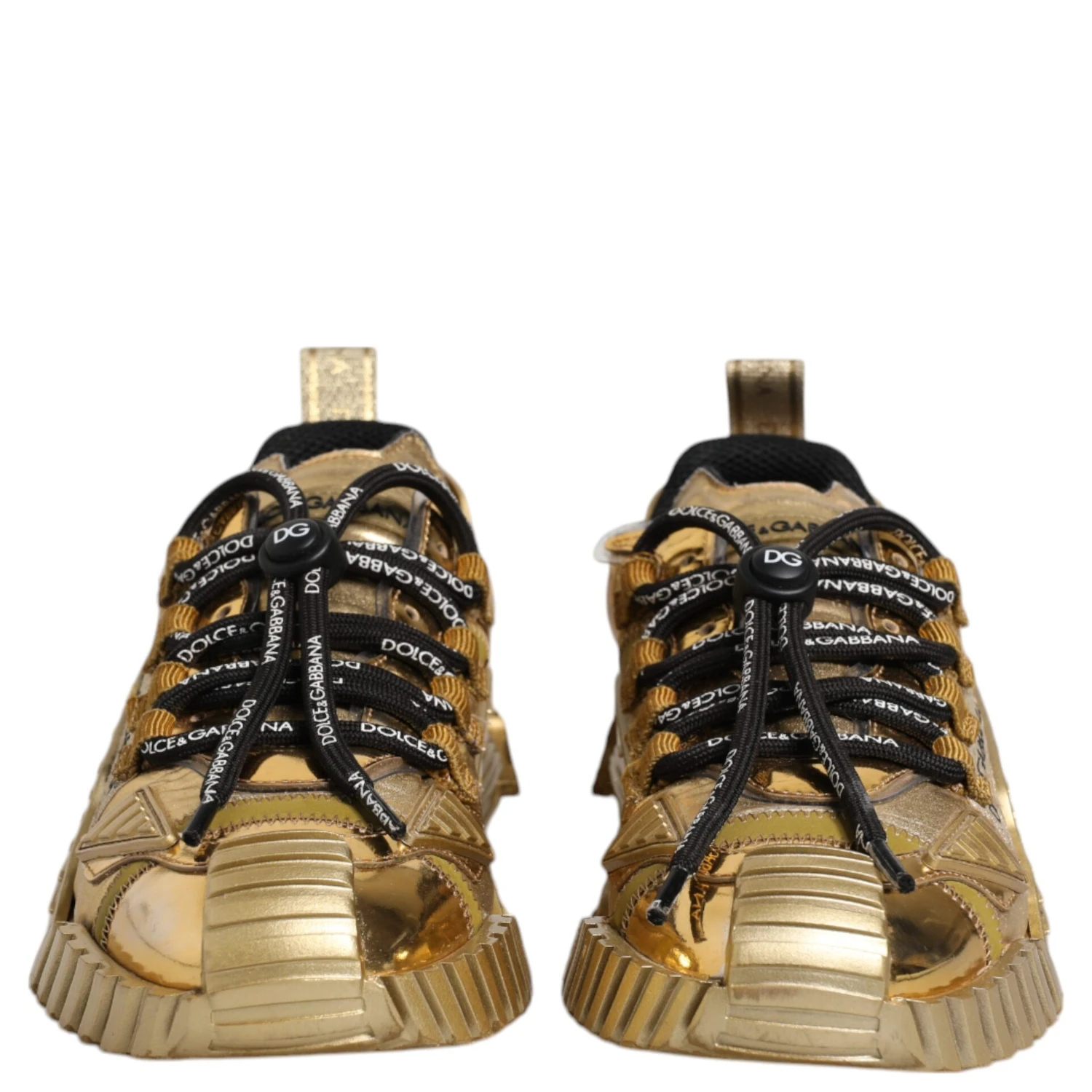 Gold Stretch Lace Up NS1 Sneakers Shoes