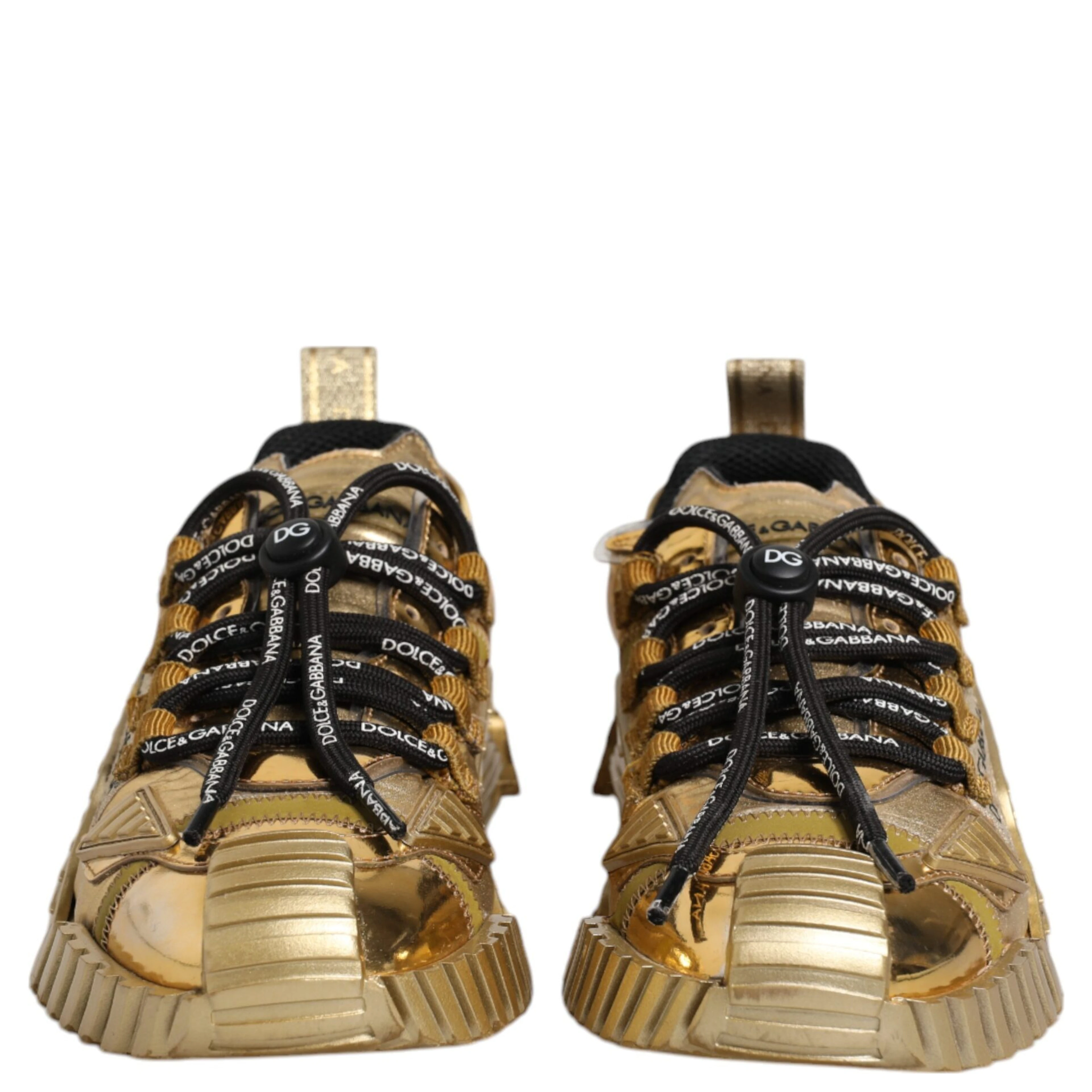Gold Stretch Lace Up NS1 Sneakers Shoes