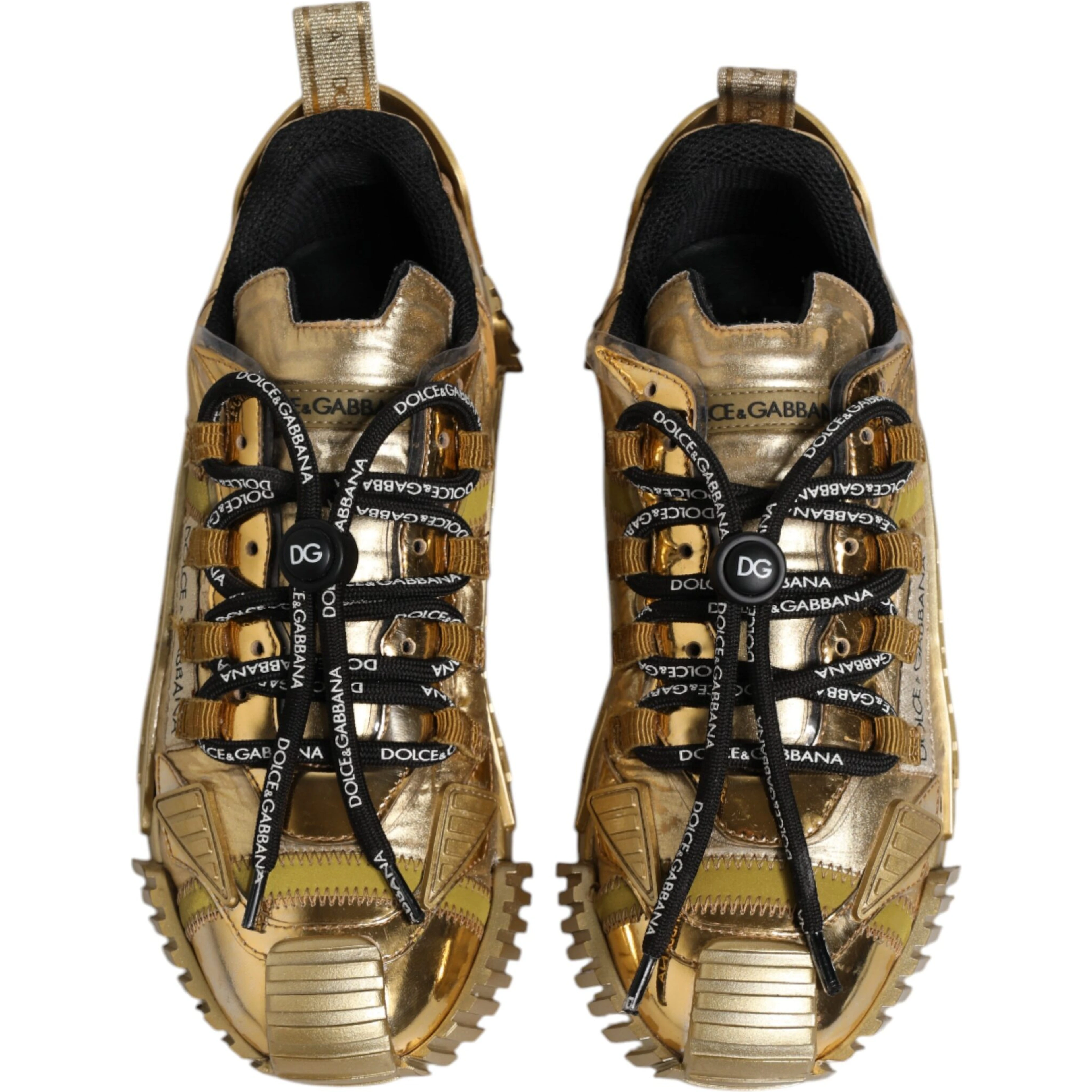Gold Stretch Lace Up NS1 Sneakers Shoes