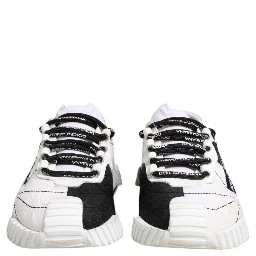 White Black NS1 Low Top Sneakers Shoes