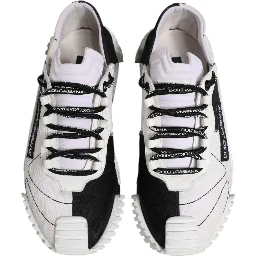 White Black NS1 Low Top Sneakers Shoes
