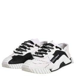 White Black NS1 Low Top Sneakers Shoes