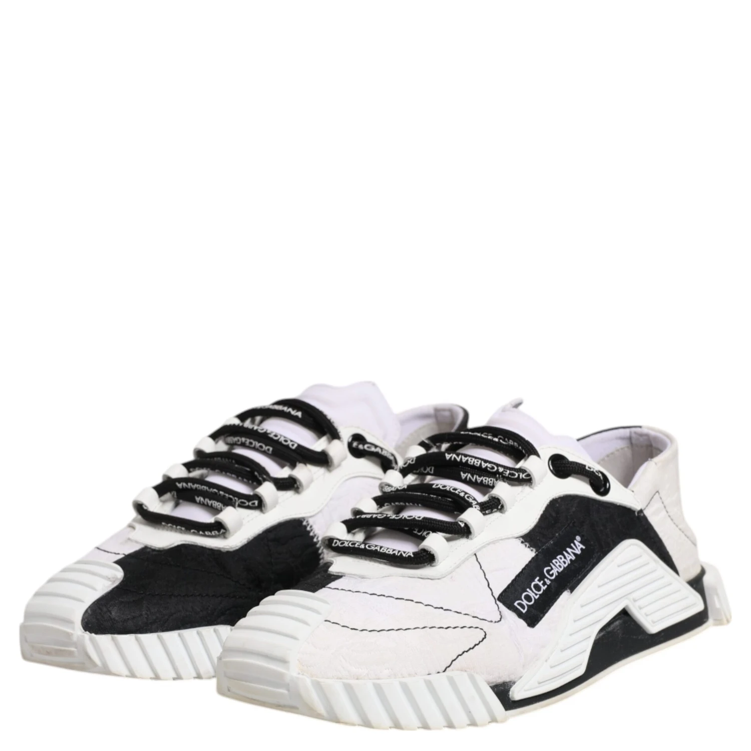 White Black NS1 Low Top Sneakers Shoes