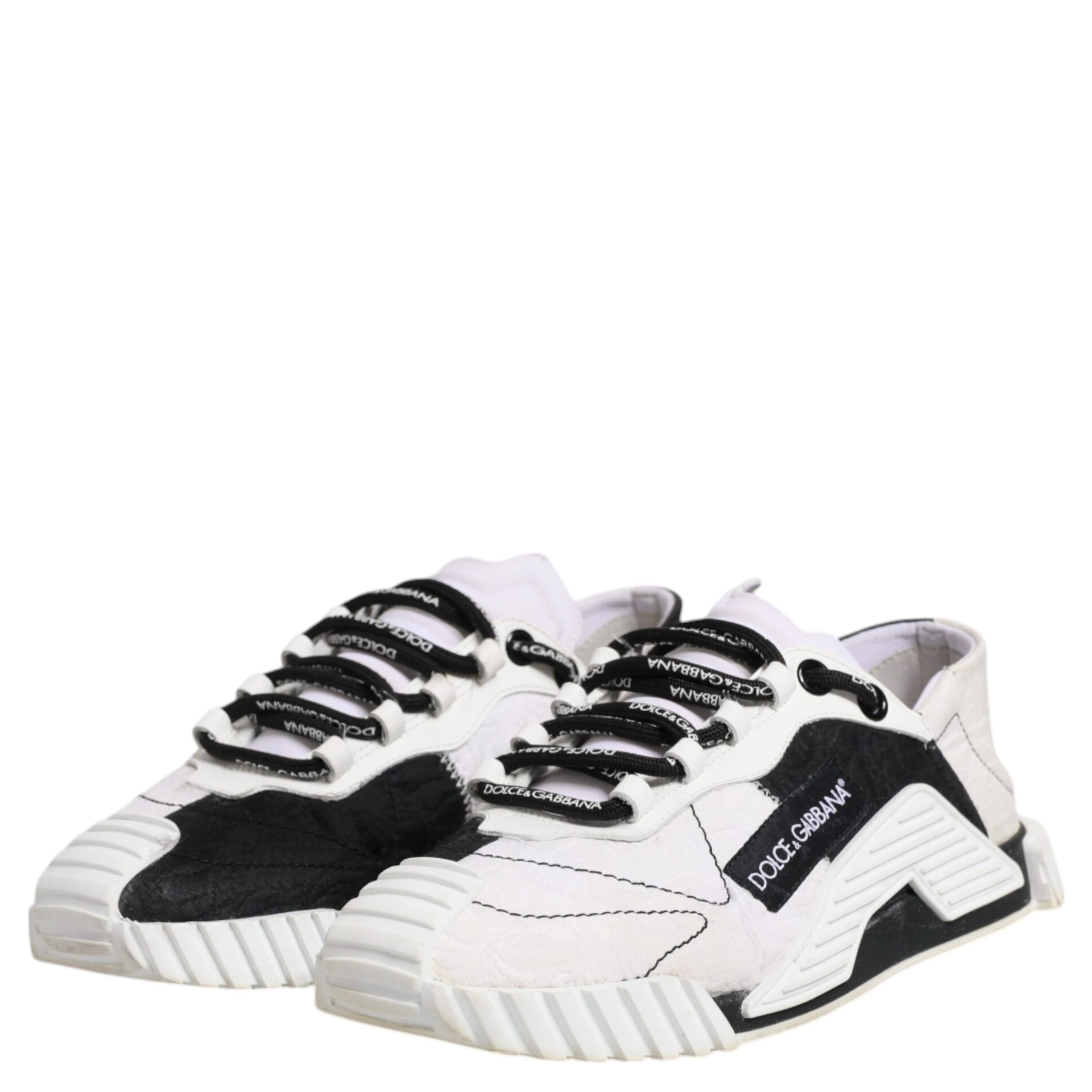 White Black NS1 Low Top Sneakers Shoes