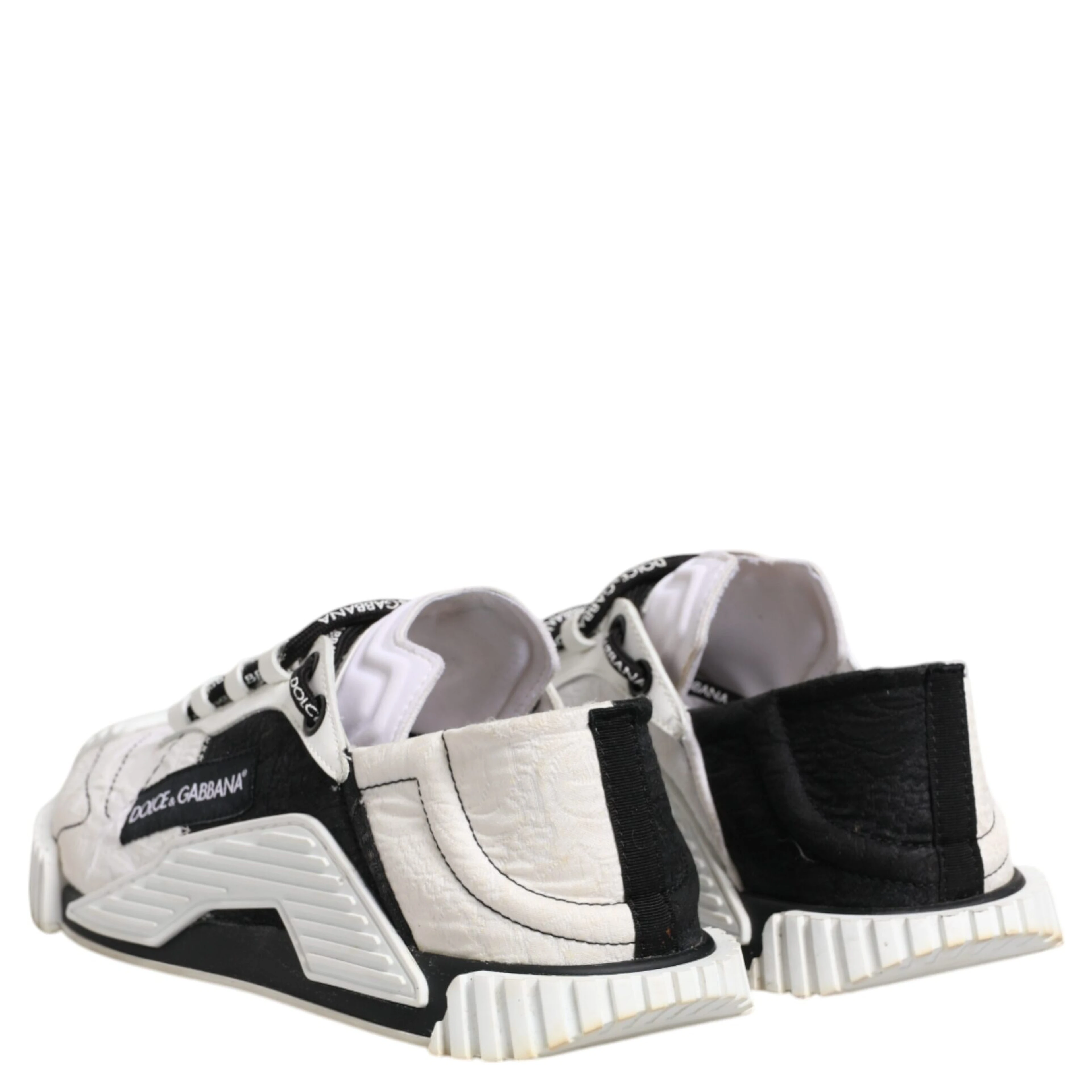 White Black NS1 Low Top Sneakers Shoes