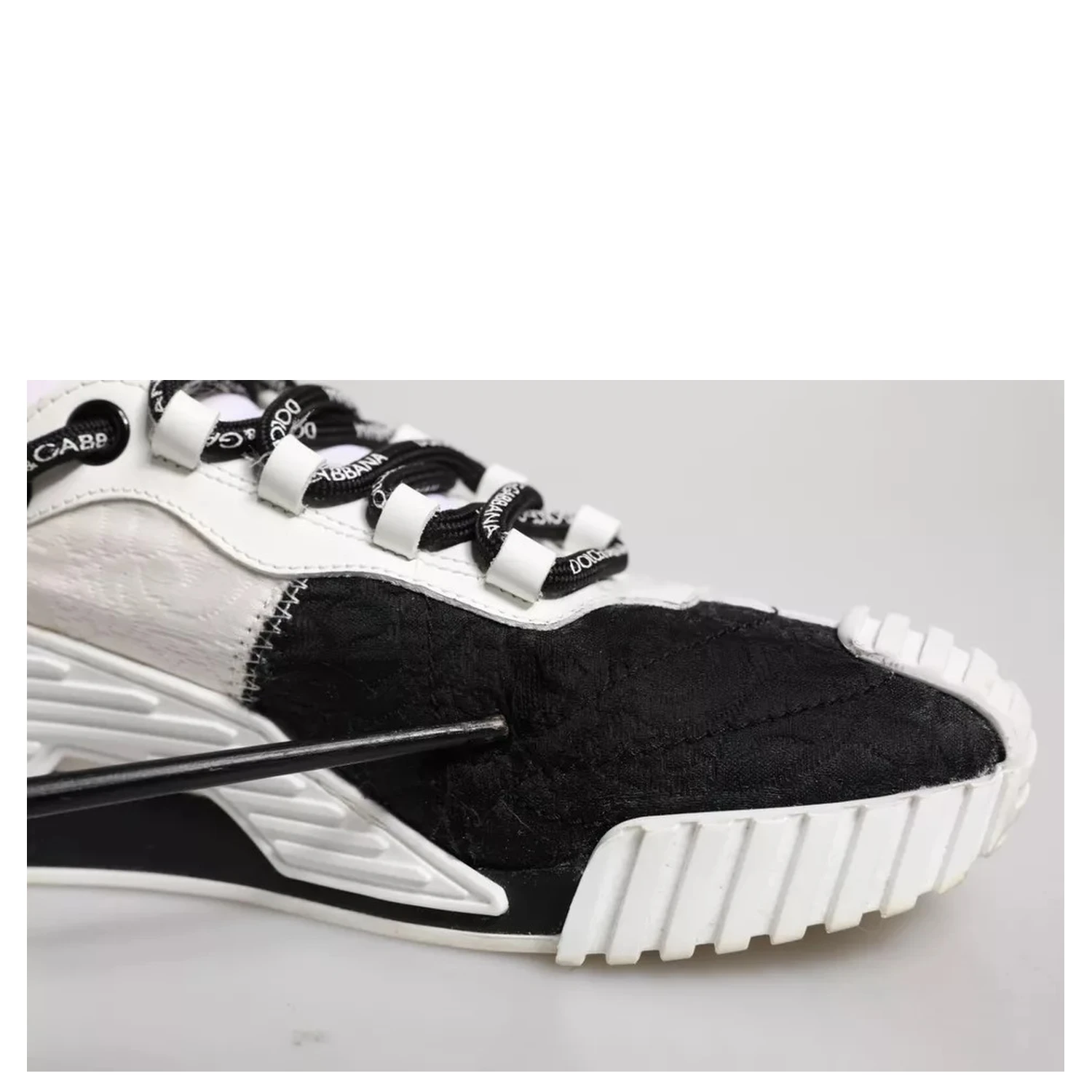 White Black NS1 Low Top Sneakers Shoes