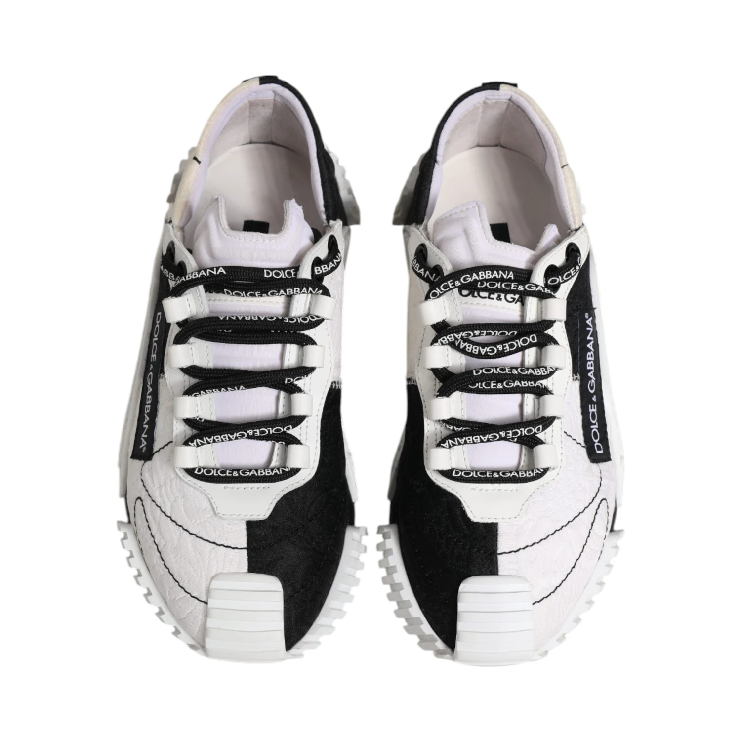 White Black NS1 Low Top Sneakers Shoes