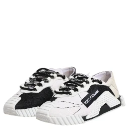 White Black NS1 Low Top Sneakers Shoes