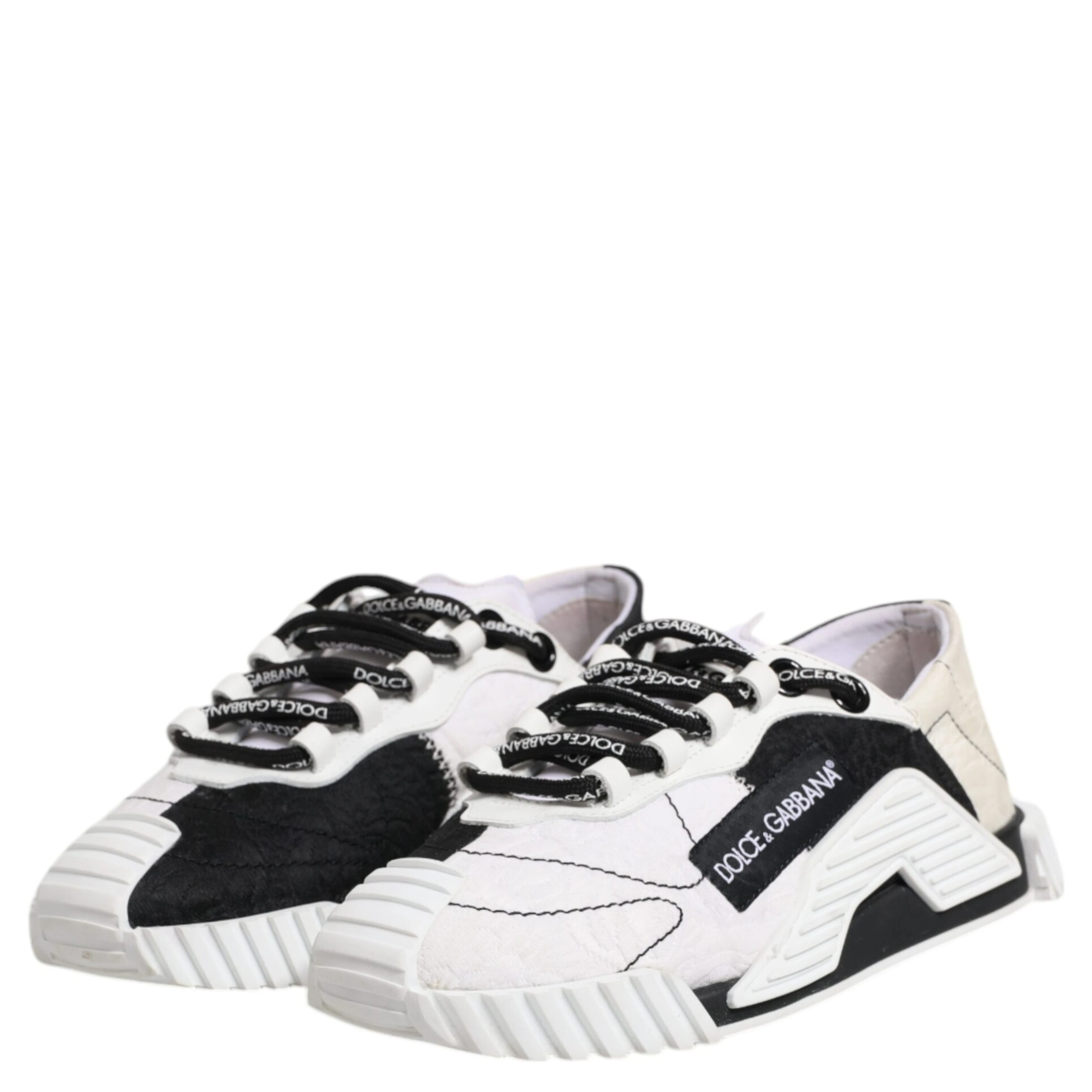 White Black NS1 Low Top Sneakers Shoes