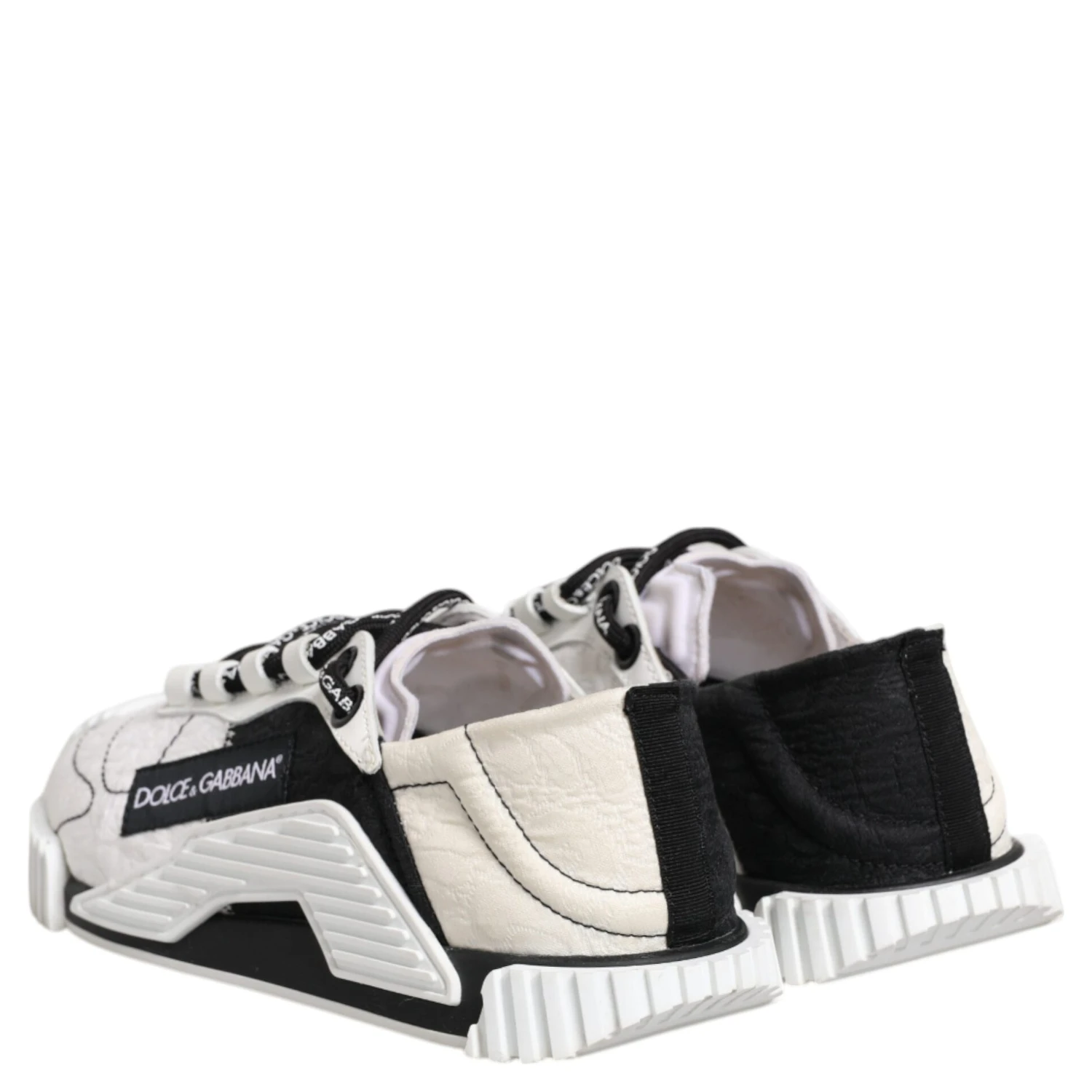 White Black NS1 Low Top Sneakers Shoes