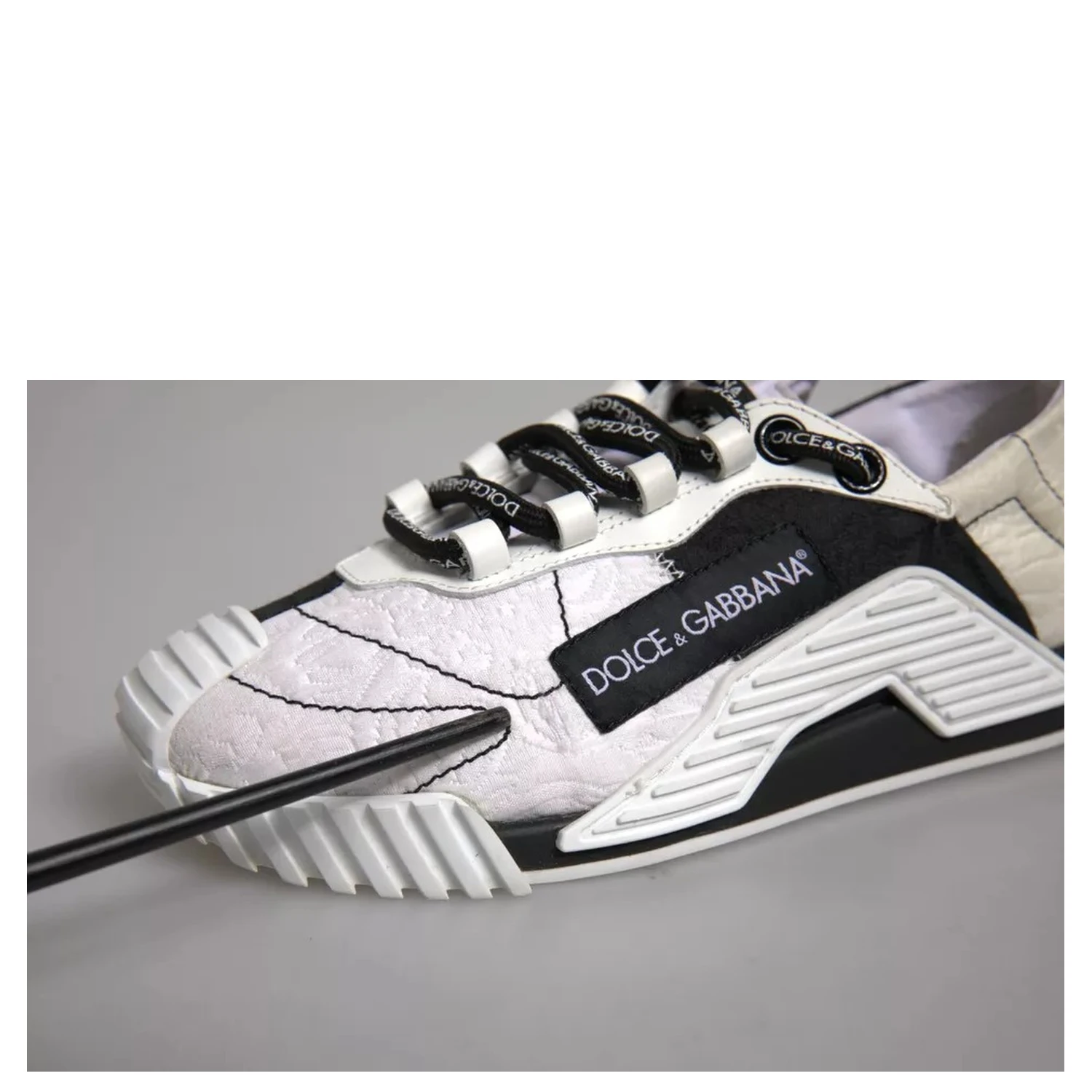 White Black NS1 Low Top Sneakers Shoes