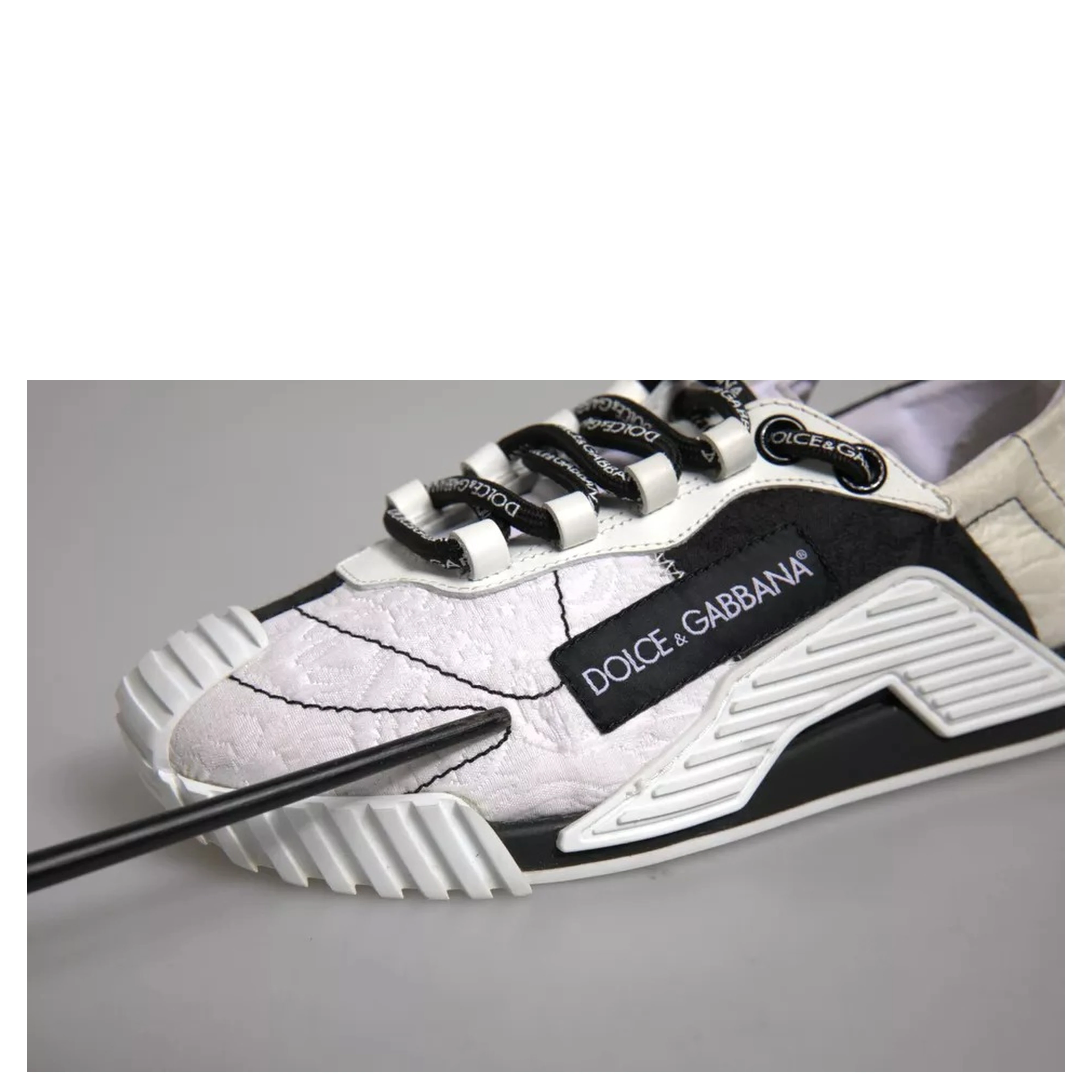 White Black NS1 Low Top Sneakers Shoes