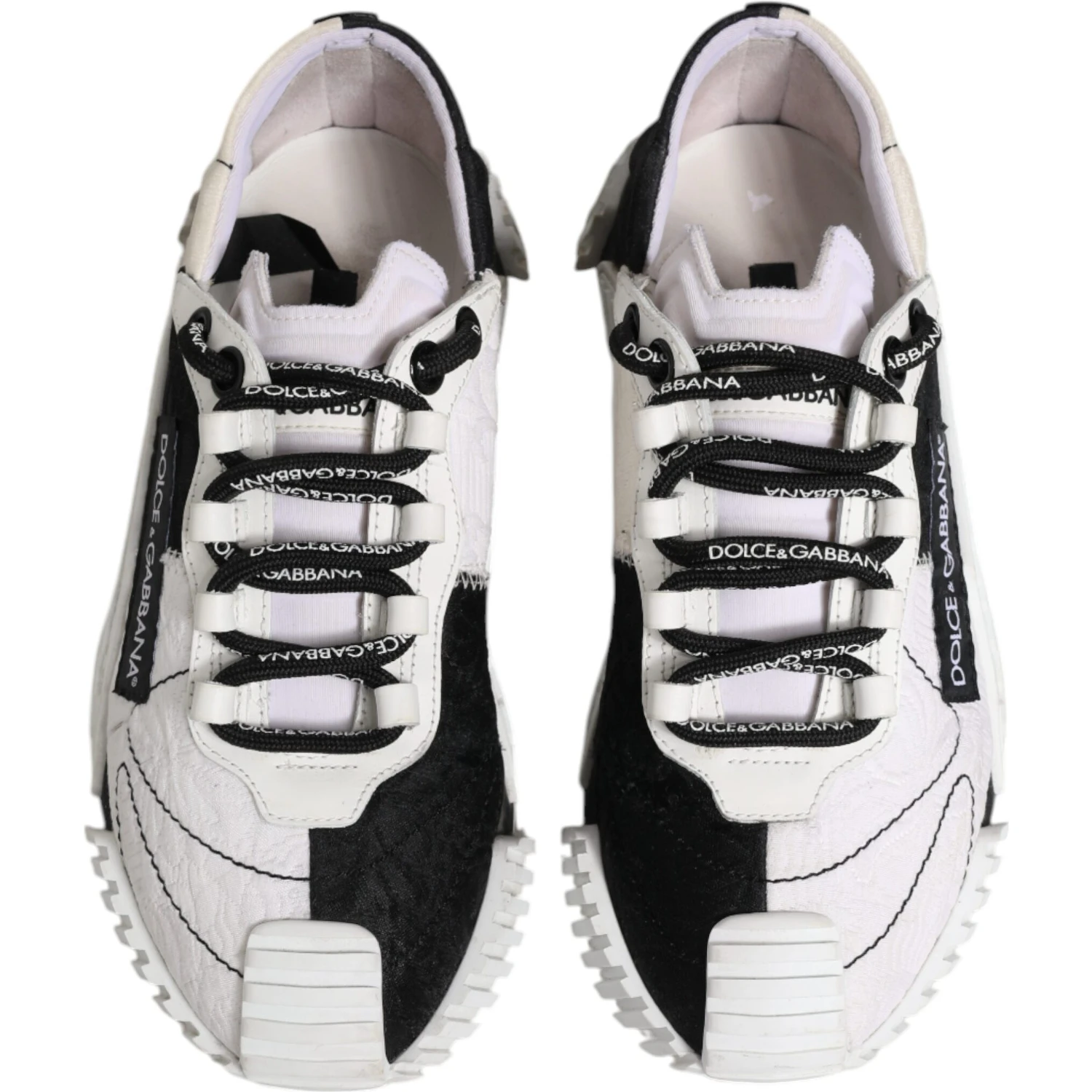 White Black NS1 Low Top Sneakers Shoes