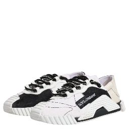 White Black NS1 Low Top Sneakers Shoes