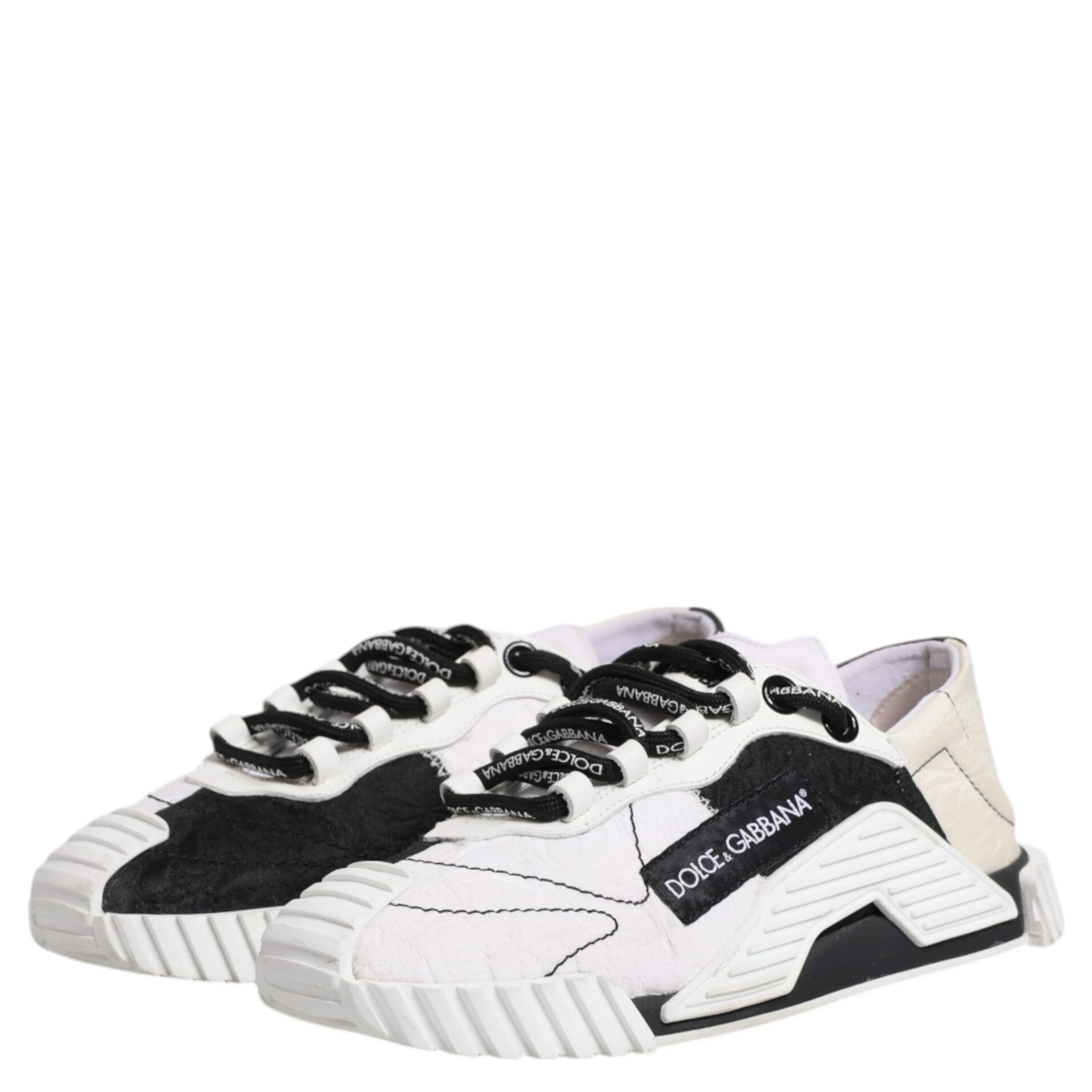 White Black NS1 Low Top Sneakers Shoes