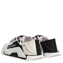 White Black NS1 Low Top Sneakers Shoes