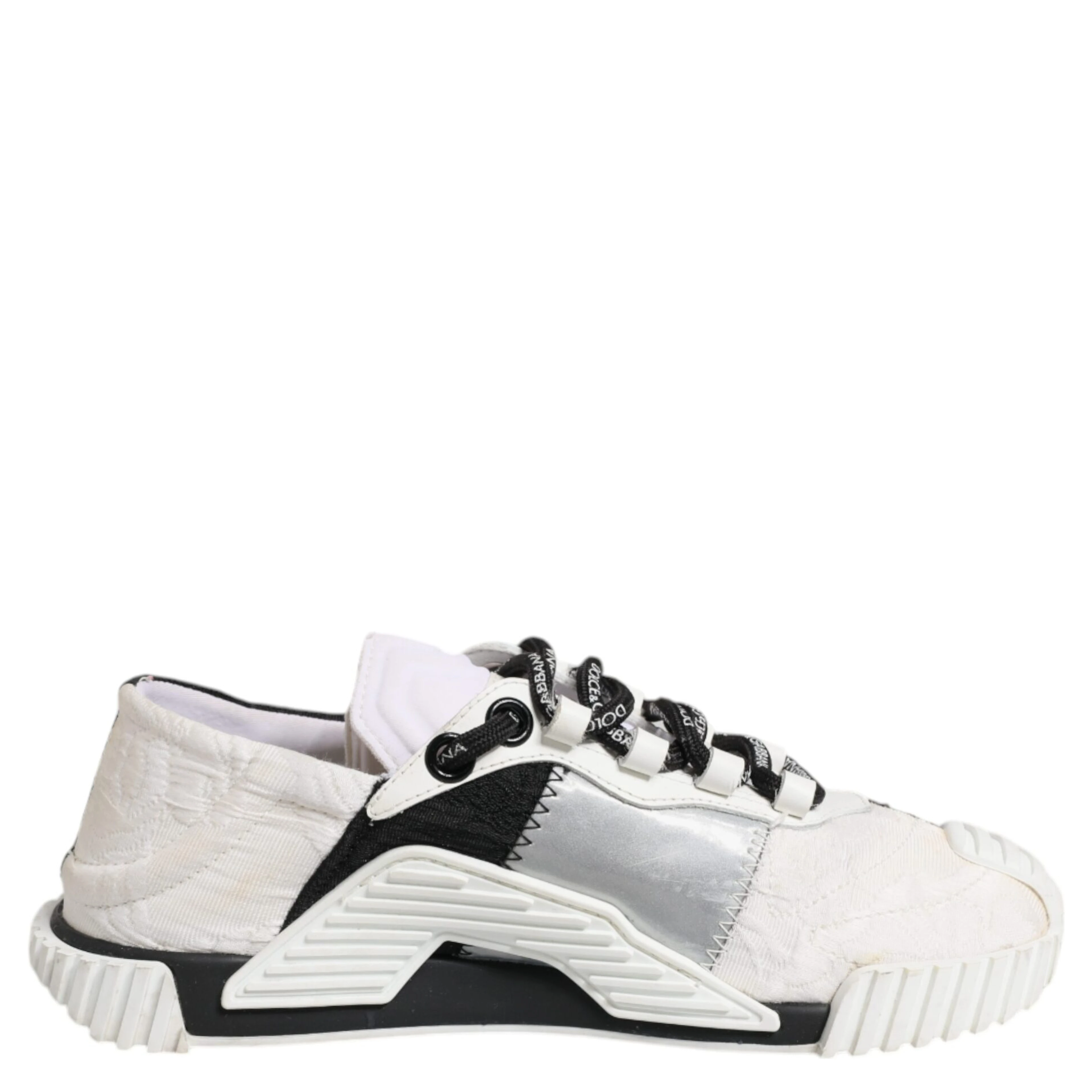 White Black NS1 Low Top Sneakers Shoes