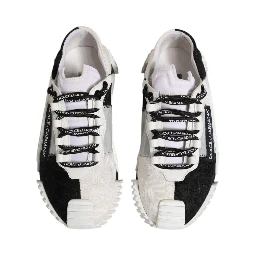 White Black NS1 Low Top Sneakers Shoes