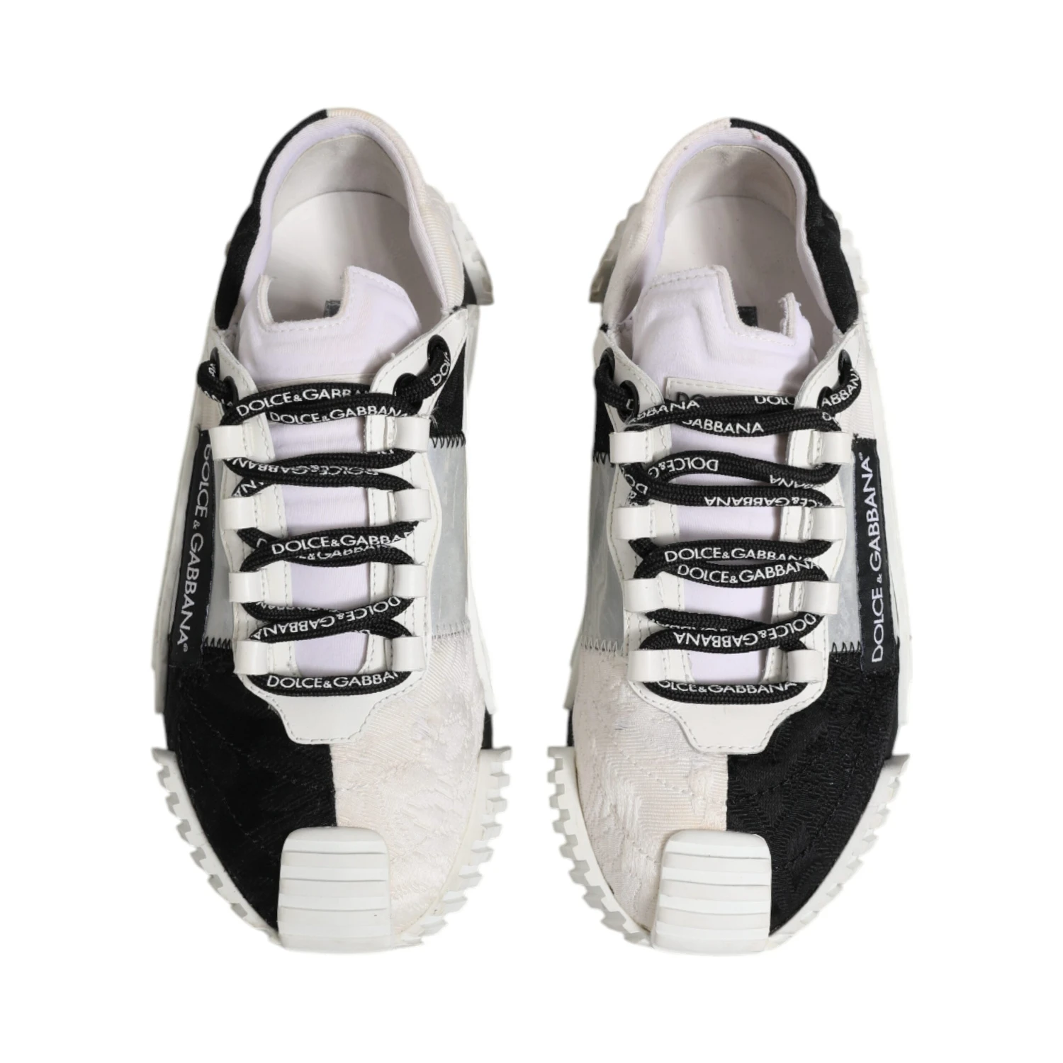 White Black NS1 Low Top Sneakers Shoes