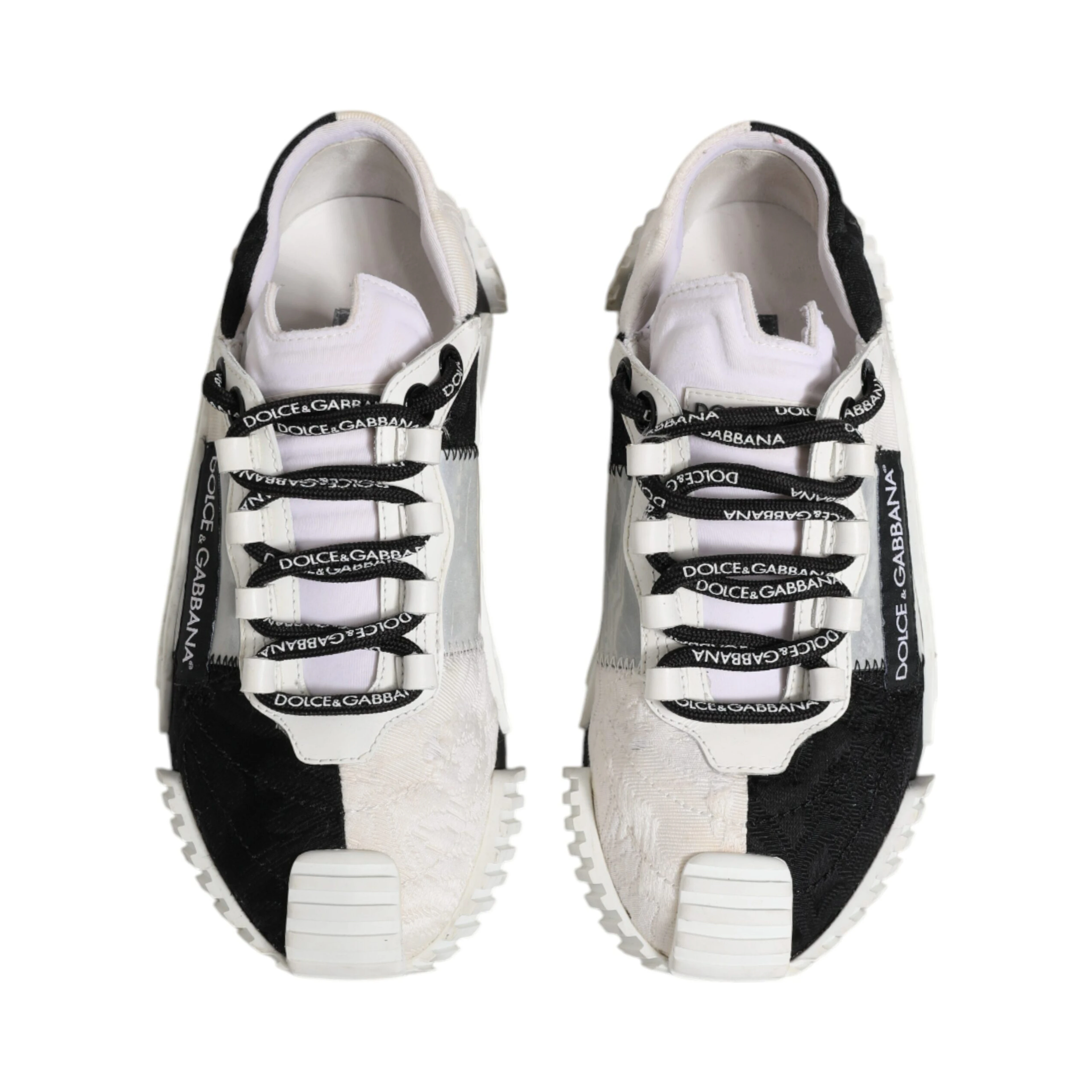 White Black NS1 Low Top Sneakers Shoes