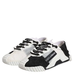White Black NS1 Low Top Sneakers Shoes