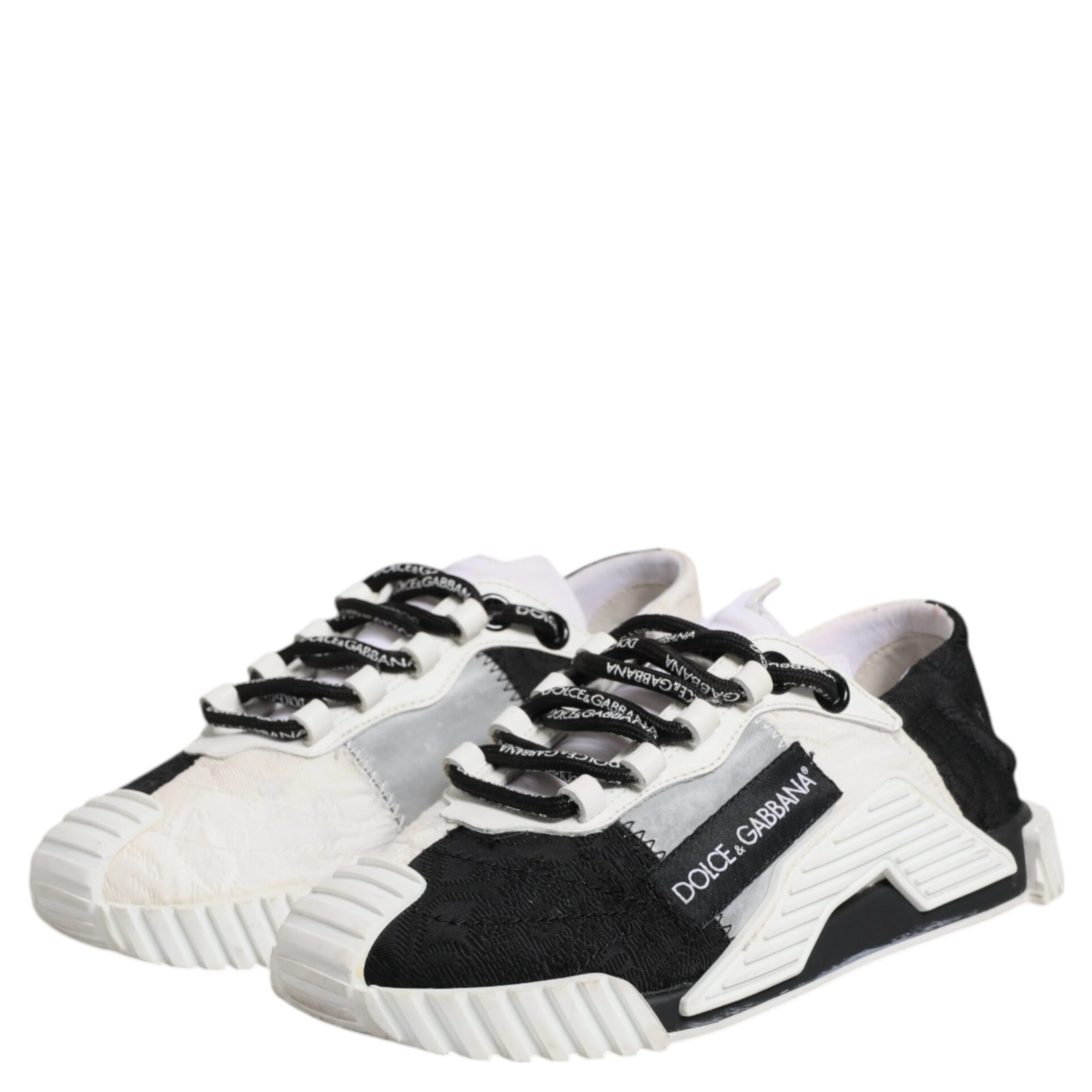 White Black NS1 Low Top Sneakers Shoes