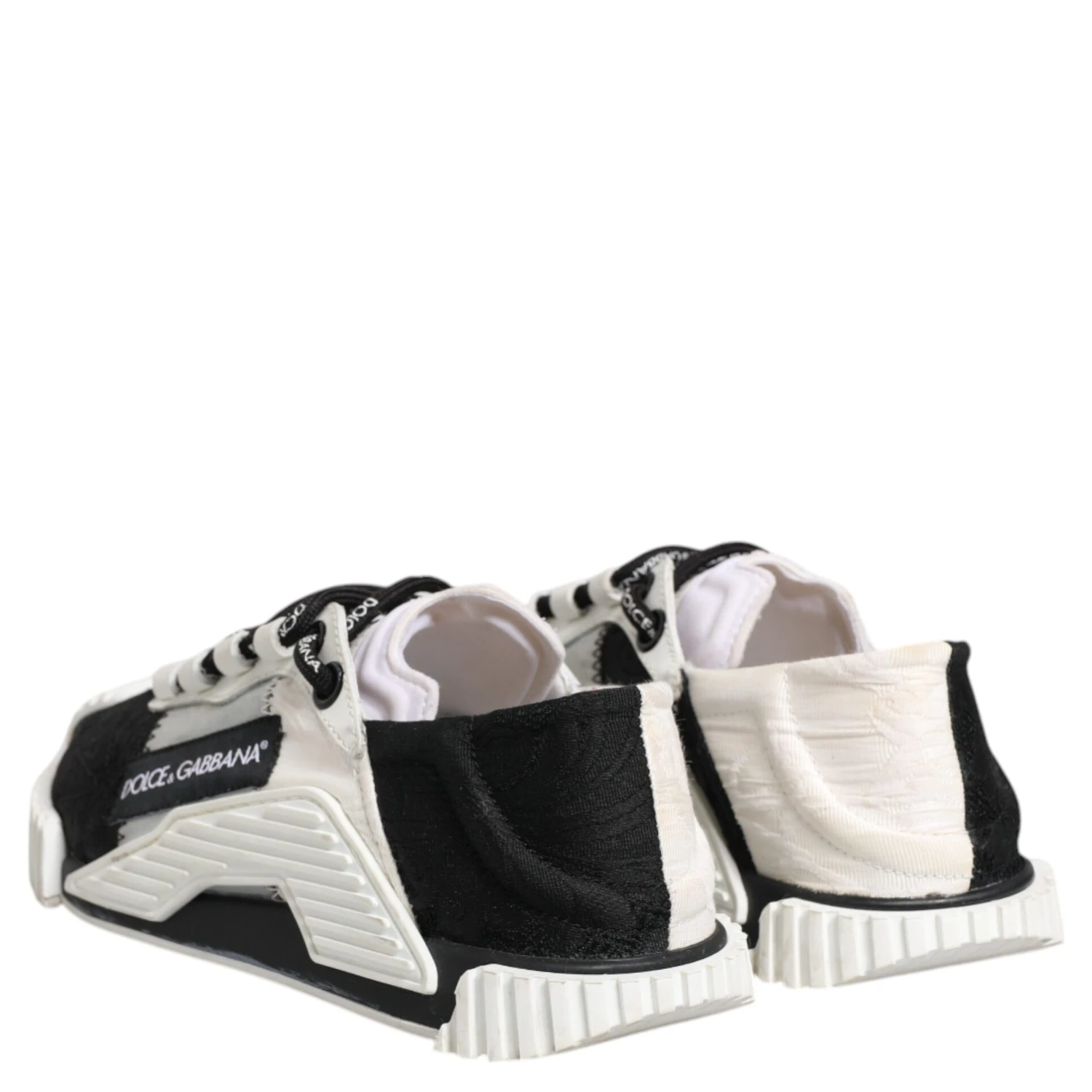 White Black NS1 Low Top Sneakers Shoes