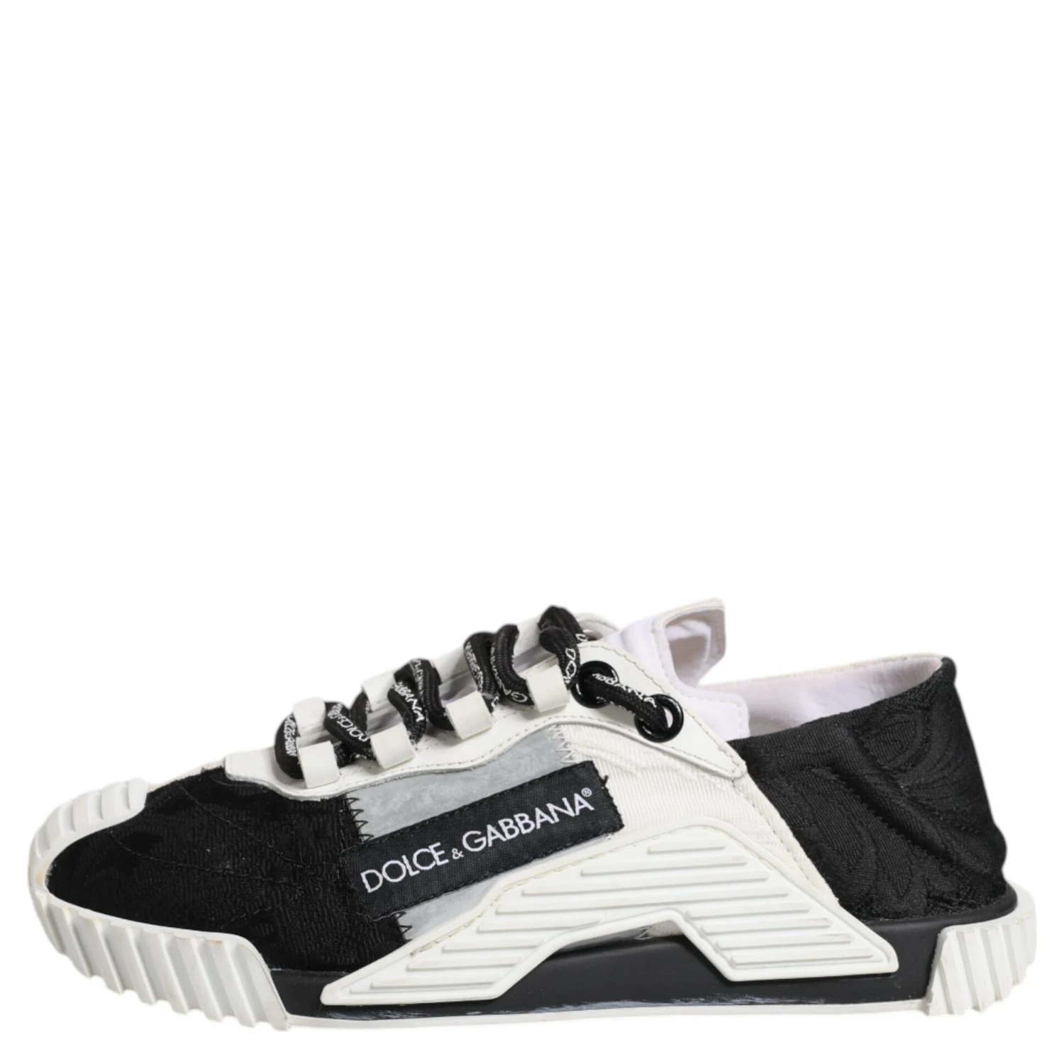 White Black NS1 Low Top Sneakers Shoes