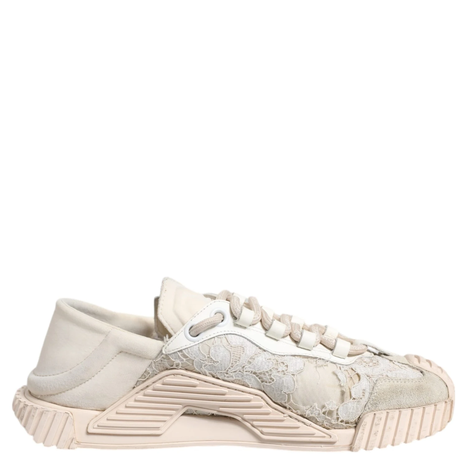 White Lace NS1 Low Top Sneaker Sports Shoes