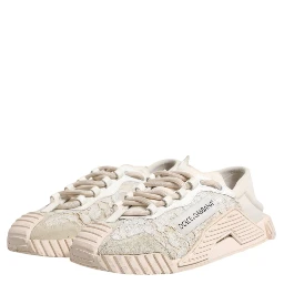 White Lace NS1 Low Top Sneaker Sports Shoes