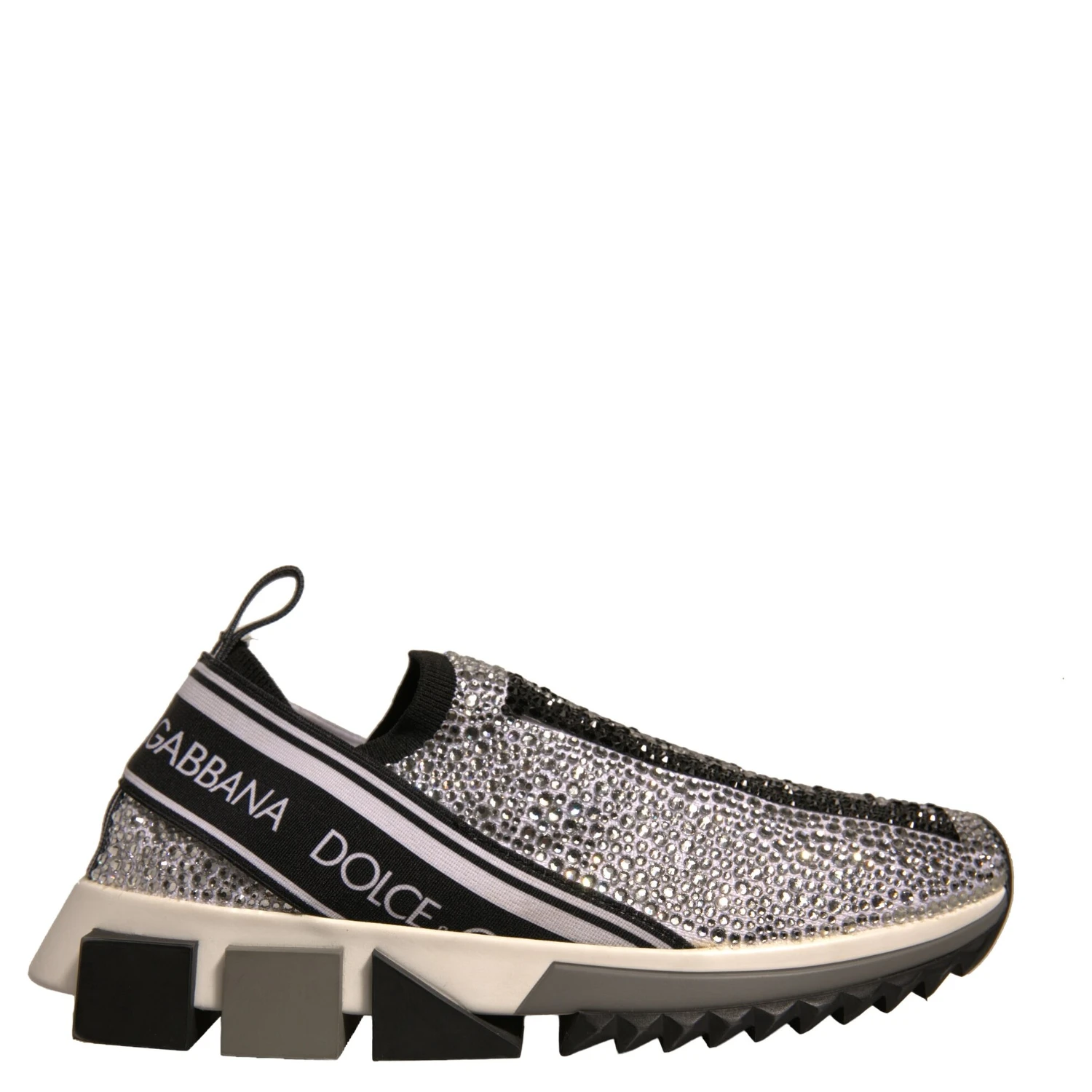 Silver Rhinestones Sorrento Sneakers Shoes
