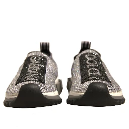 Silver Rhinestones Sorrento Sneakers Shoes