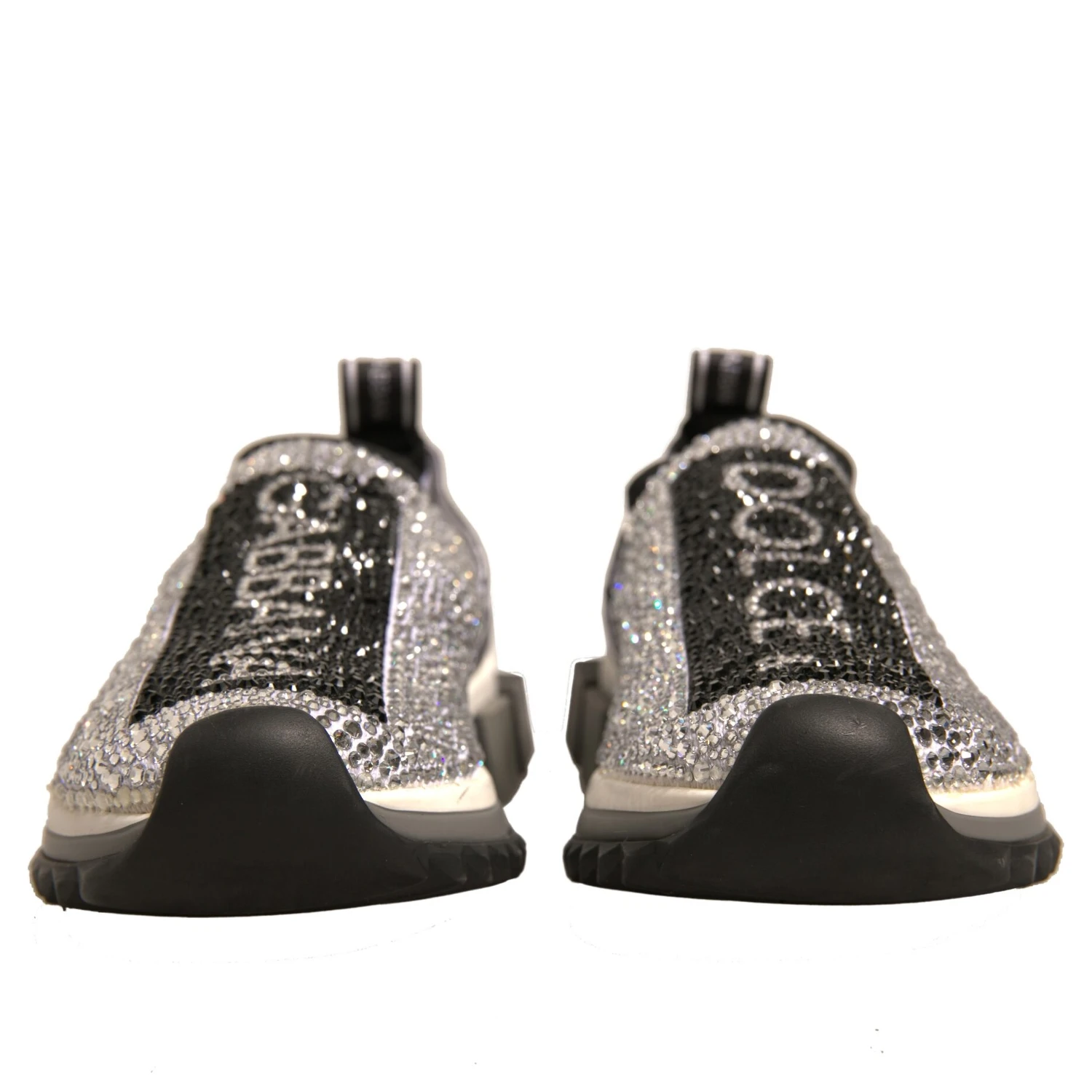 Silver Rhinestones Sorrento Sneakers Shoes