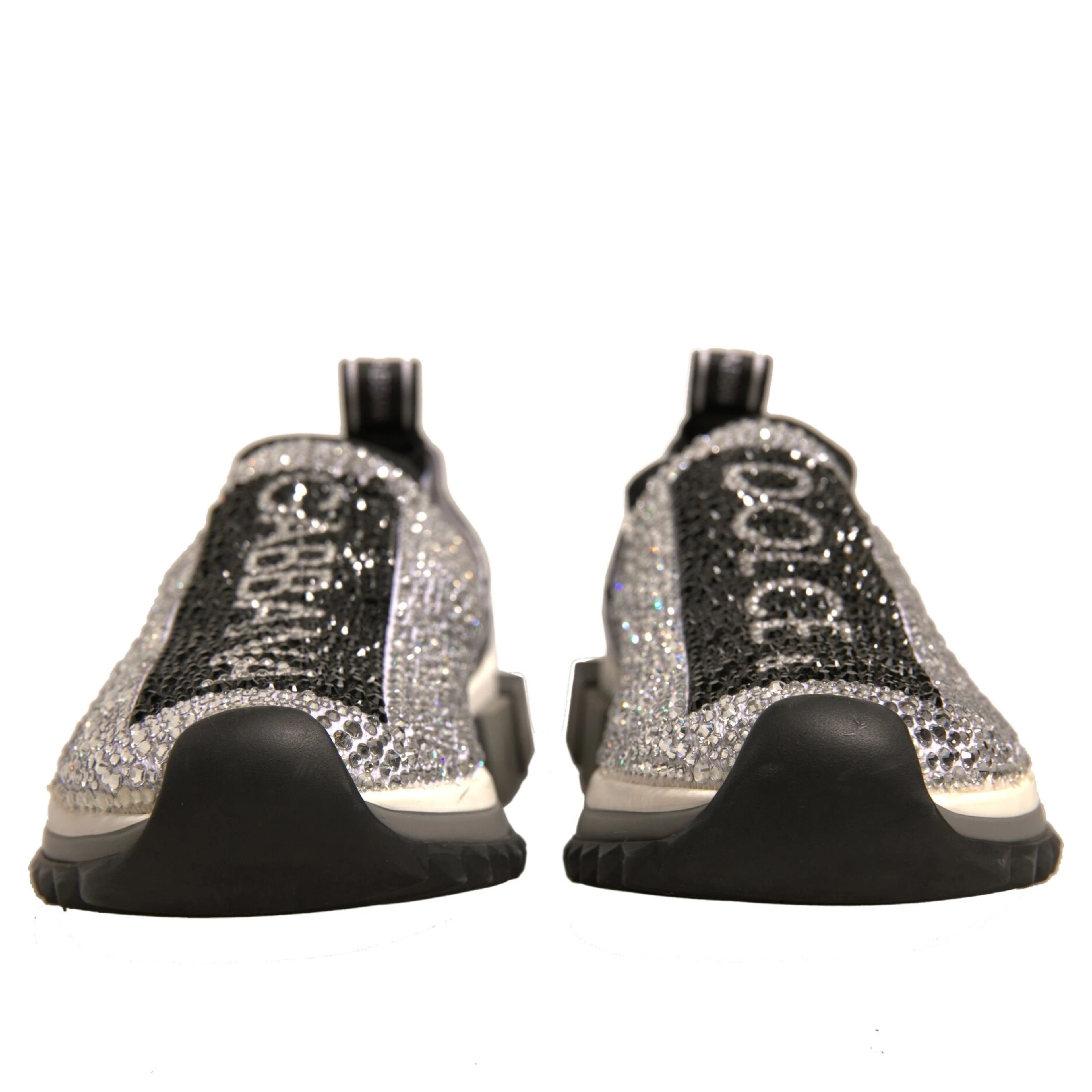 Silver Rhinestones Sorrento Sneakers Shoes