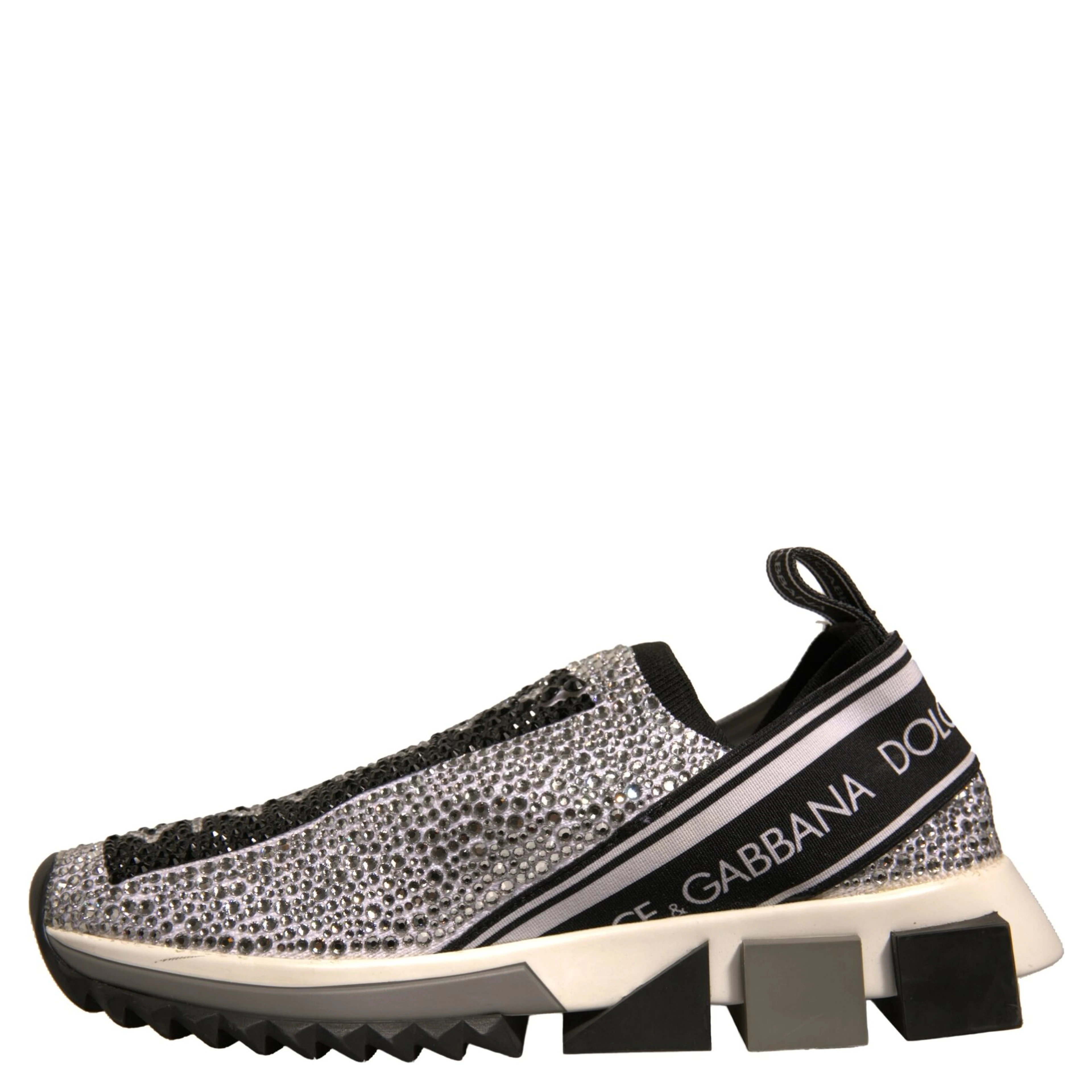 Silver Rhinestones Sorrento Sneakers Shoes