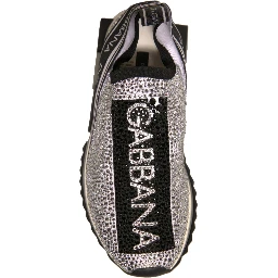 Silver Rhinestones Sorrento Sneakers Shoes