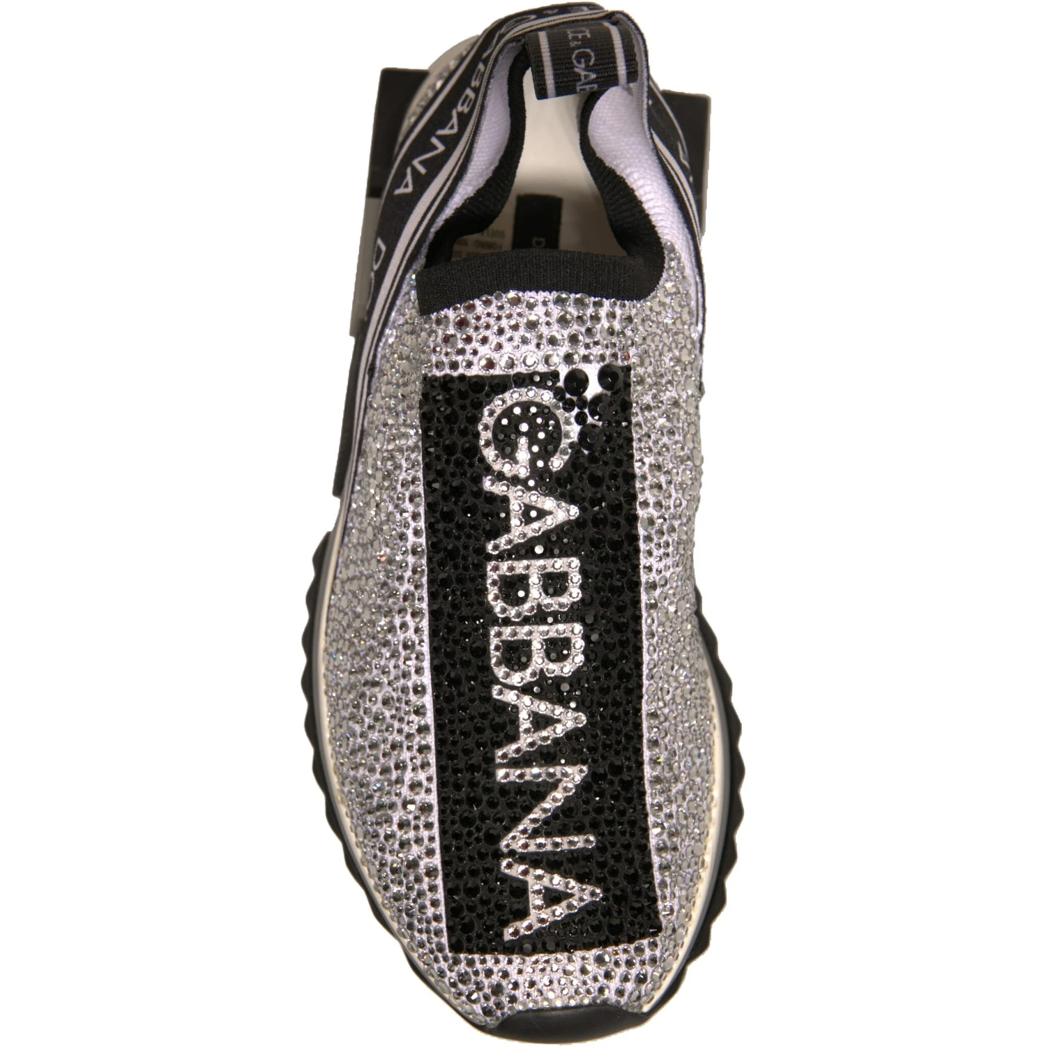 Silver Rhinestones Sorrento Sneakers Shoes