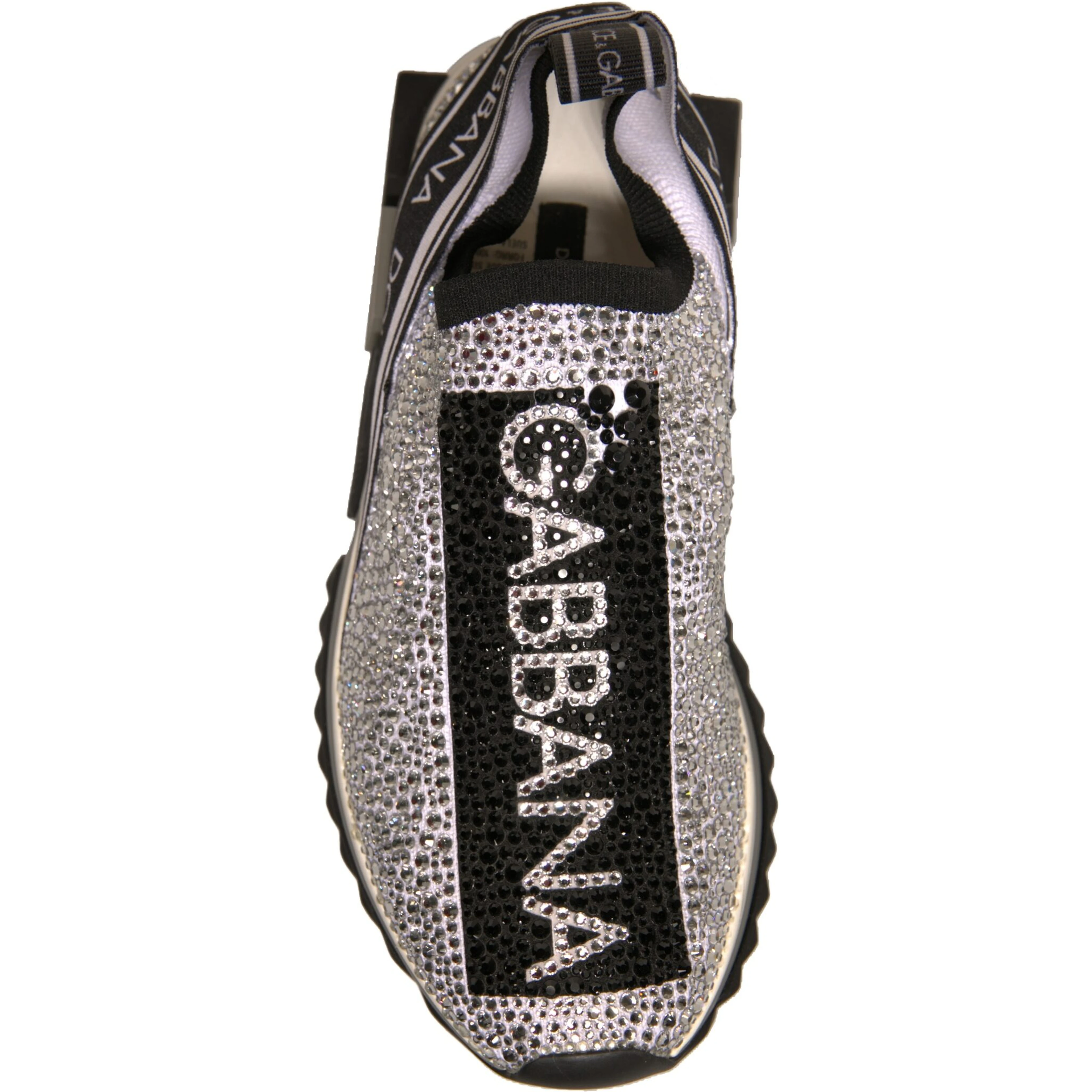 Silver Rhinestones Sorrento Sneakers Shoes