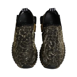 Gold Glitter Leopard Sorrento Sneakers Shoes