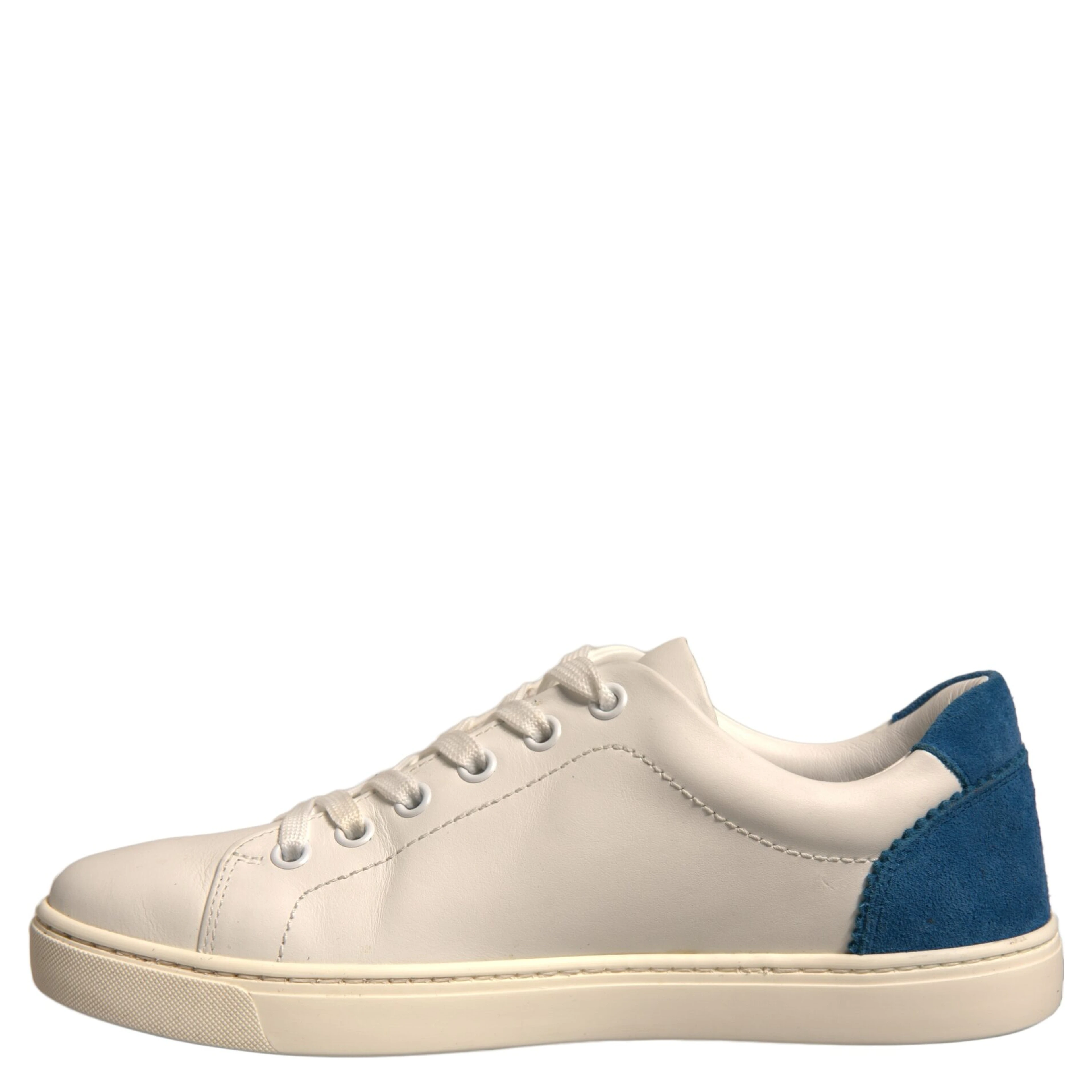 White Suede Leather Low Top Sneakers Shoes