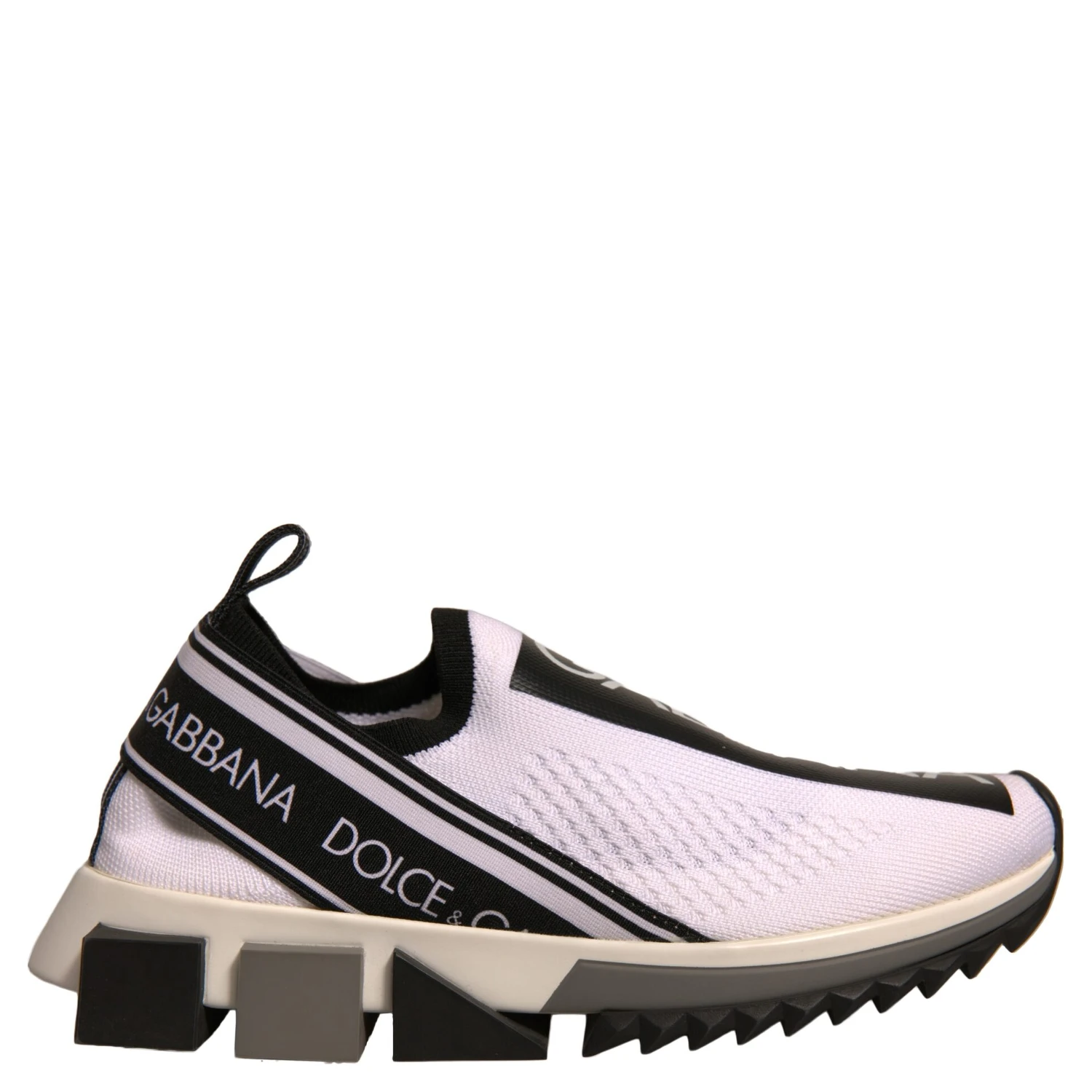 White Black Slip On Sorrento Sneakers Shoes