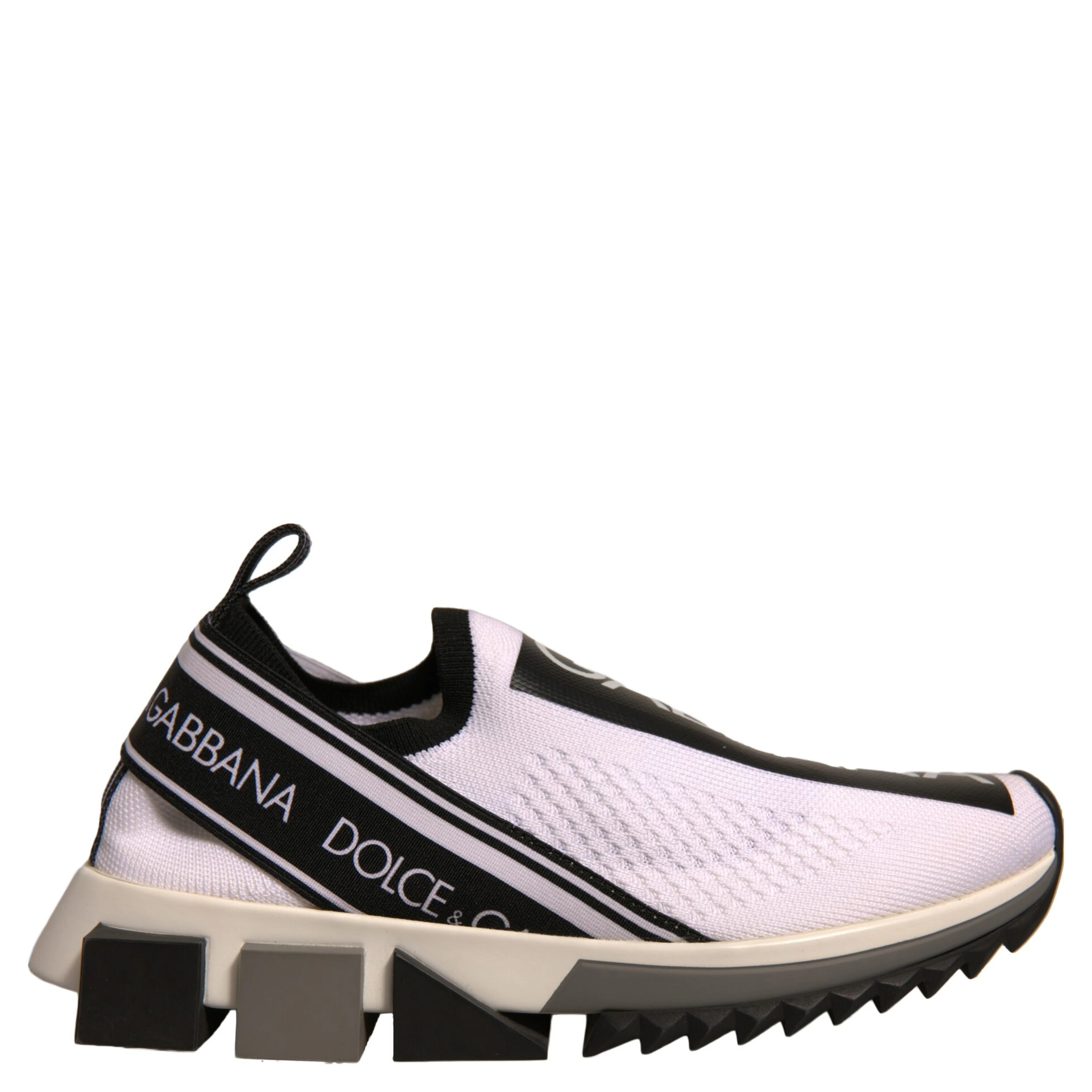 White Black Slip On Sorrento Sneakers Shoes