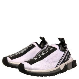 White Black Slip On Sorrento Sneakers Shoes