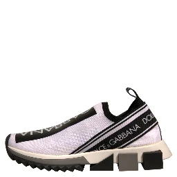 White Black Slip On Sorrento Sneakers Shoes