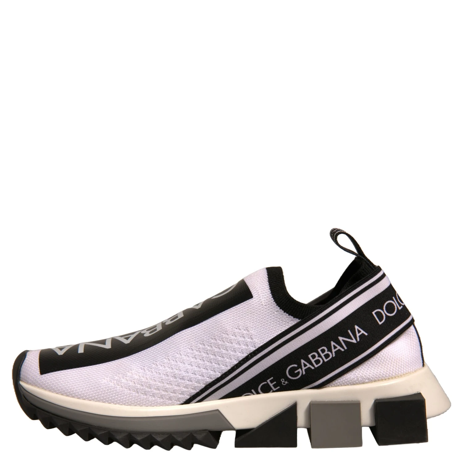 White Black Slip On Sorrento Sneakers Shoes