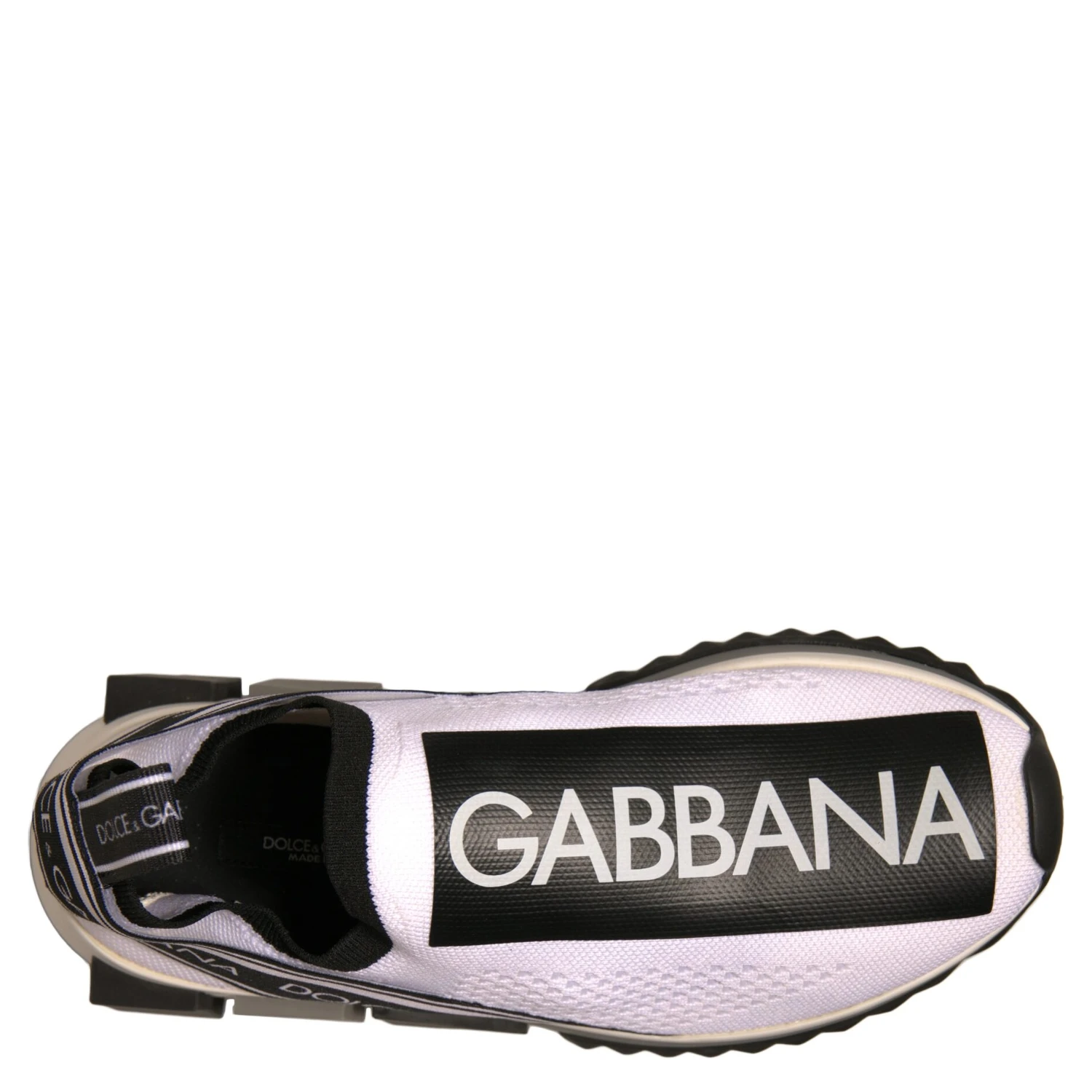 White Black Slip On Sorrento Sneakers Shoes